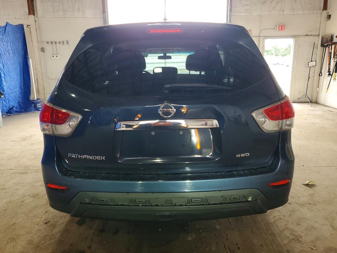 2013 Nissan Pathfinder S Blue vin: 5N1AR2MM3DC660214