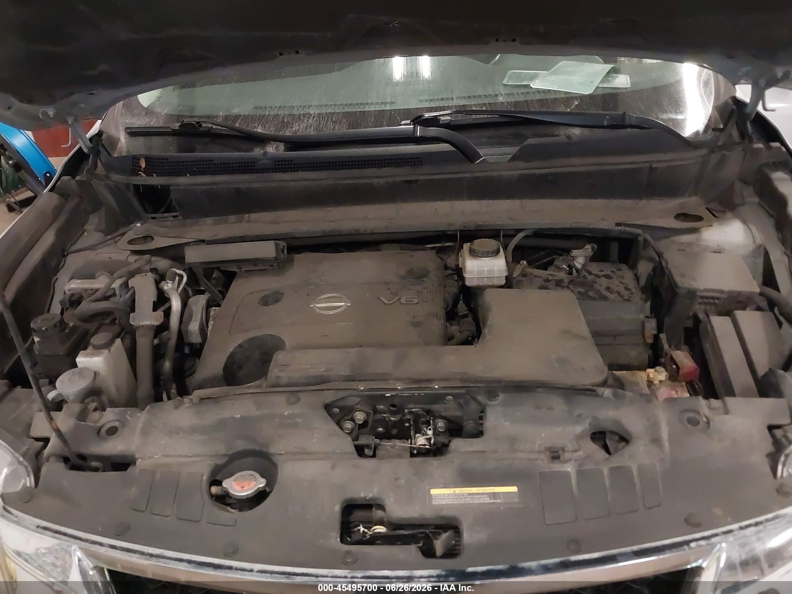 2013 Nissan Pathfinder Platinum/s/sl/sv Silver vin: 5N1AR2MM3DC662352