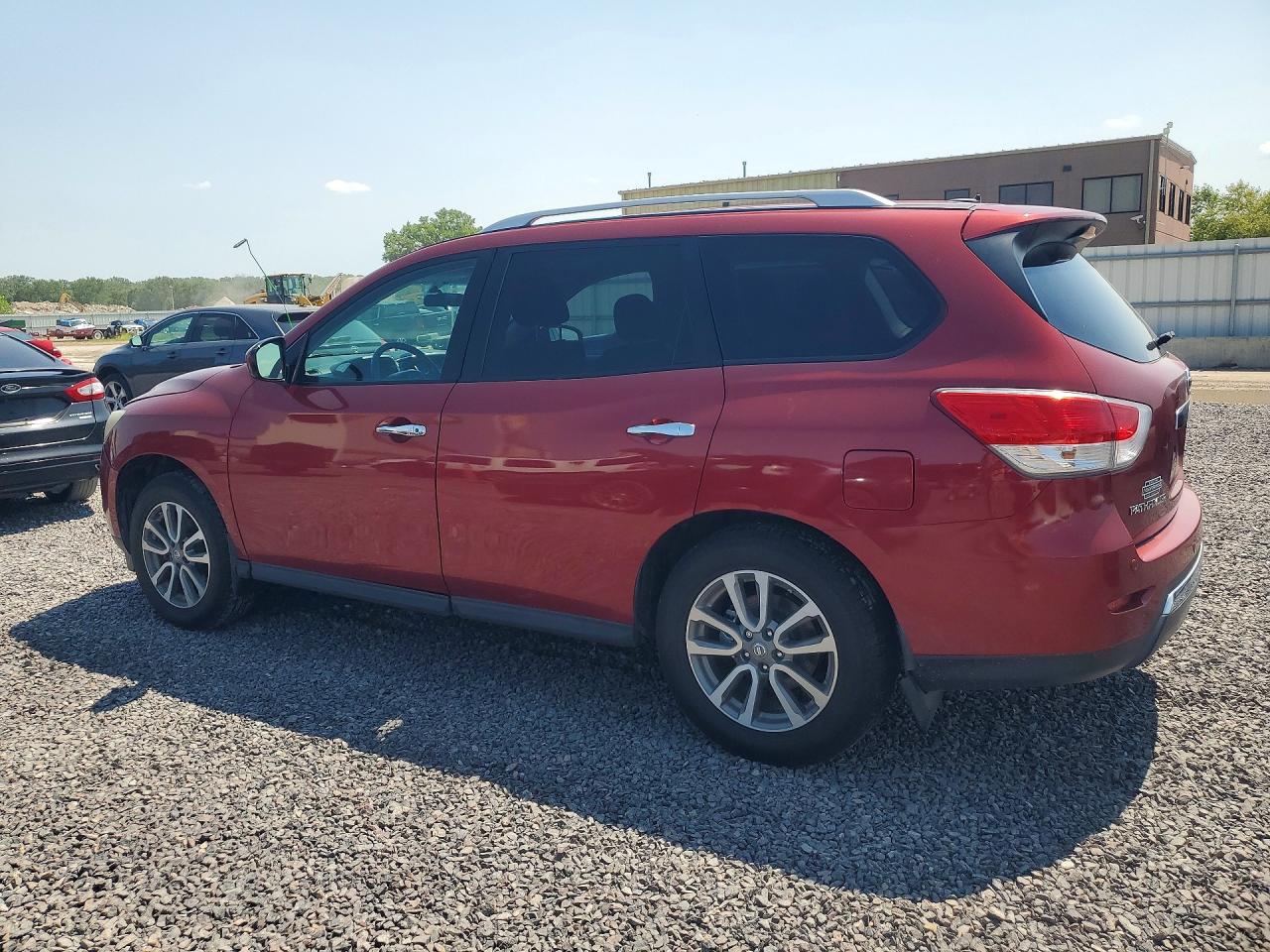 2013 Nissan Pathfinder S Красный vin: 5N1AR2MM3DC672119