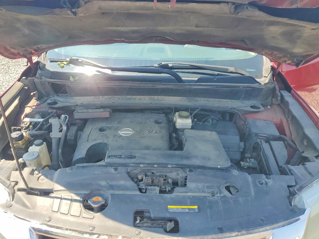 2013 Nissan Pathfinder S Красный vin: 5N1AR2MM3DC672119