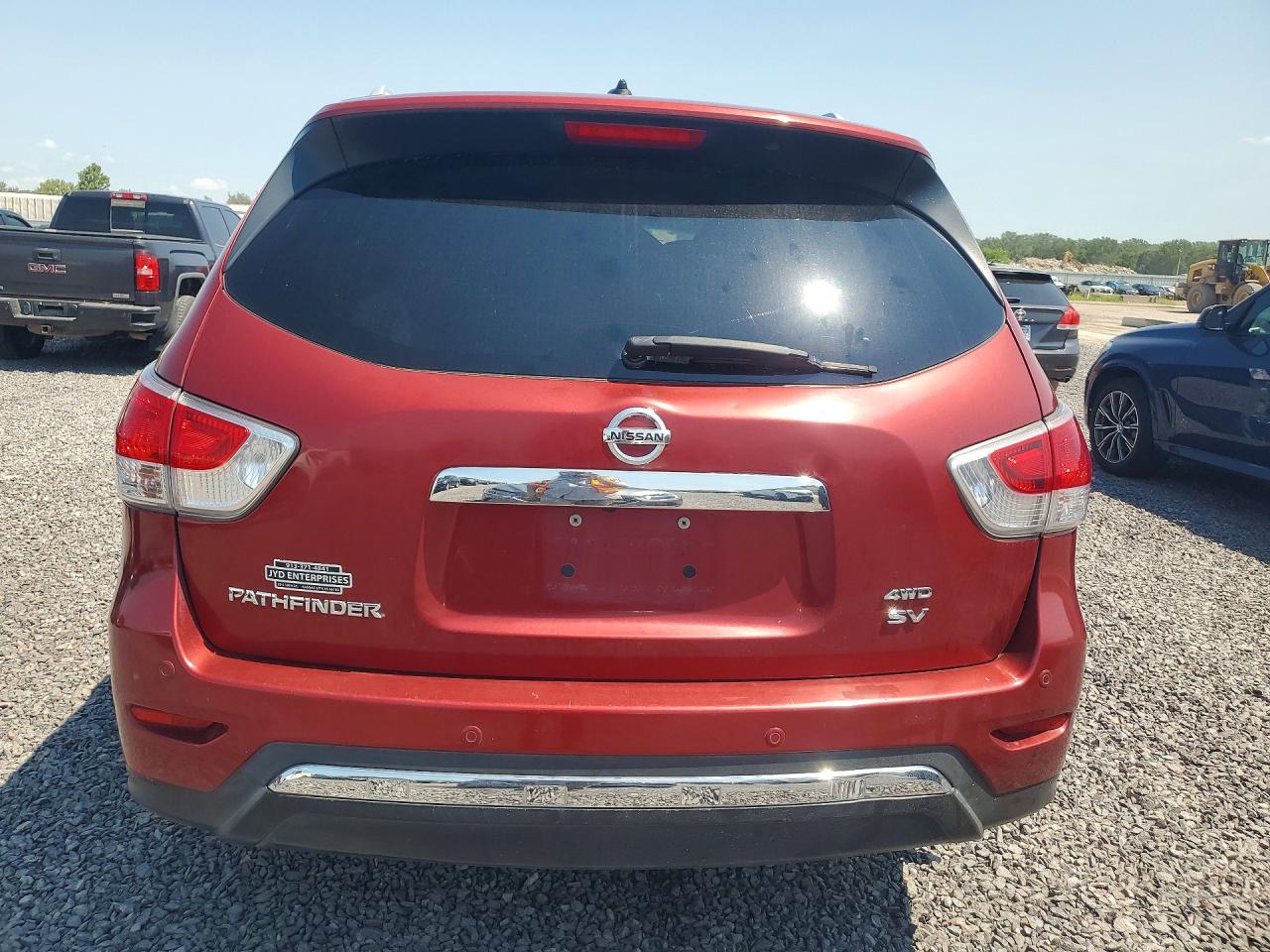 2013 Nissan Pathfinder S Красный vin: 5N1AR2MM3DC672119