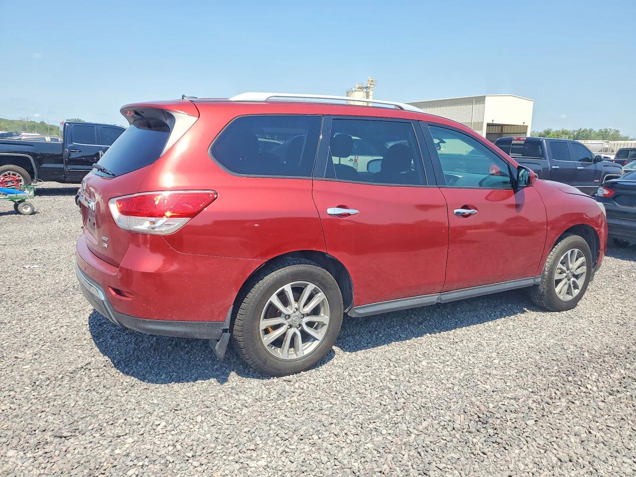 2013 Nissan Pathfinder S Красный vin: 5N1AR2MM3DC672119
