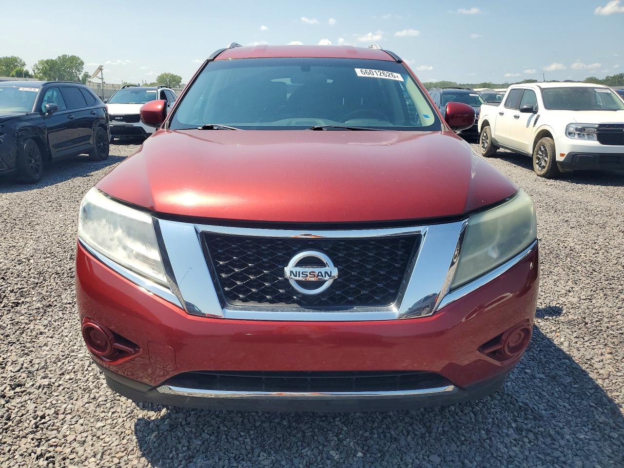 2013 Nissan Pathfinder S Красный vin: 5N1AR2MM3DC672119