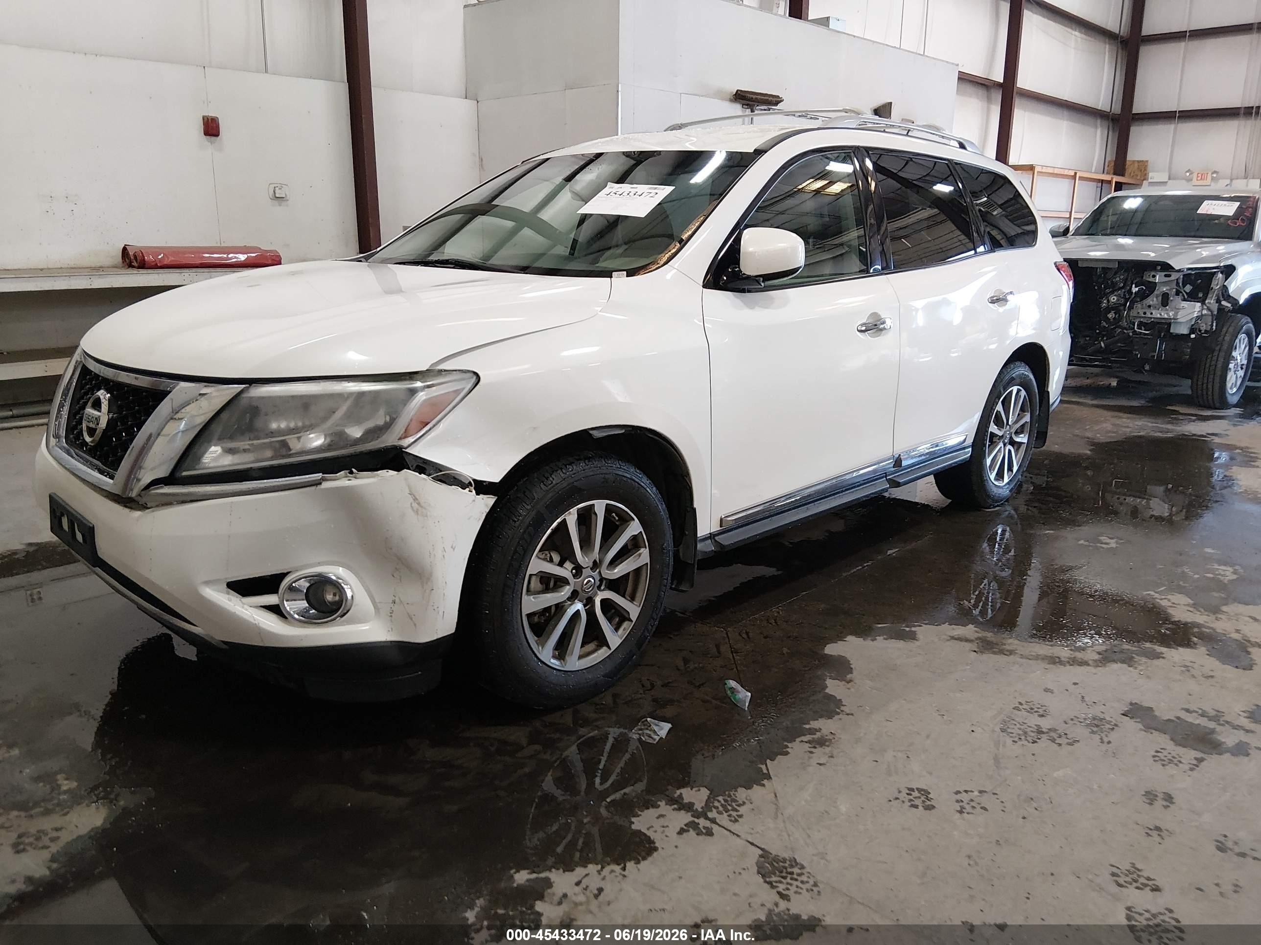 2013 Nissan Pathfinder Sl Белый vin: 5N1AR2MM3DC677725