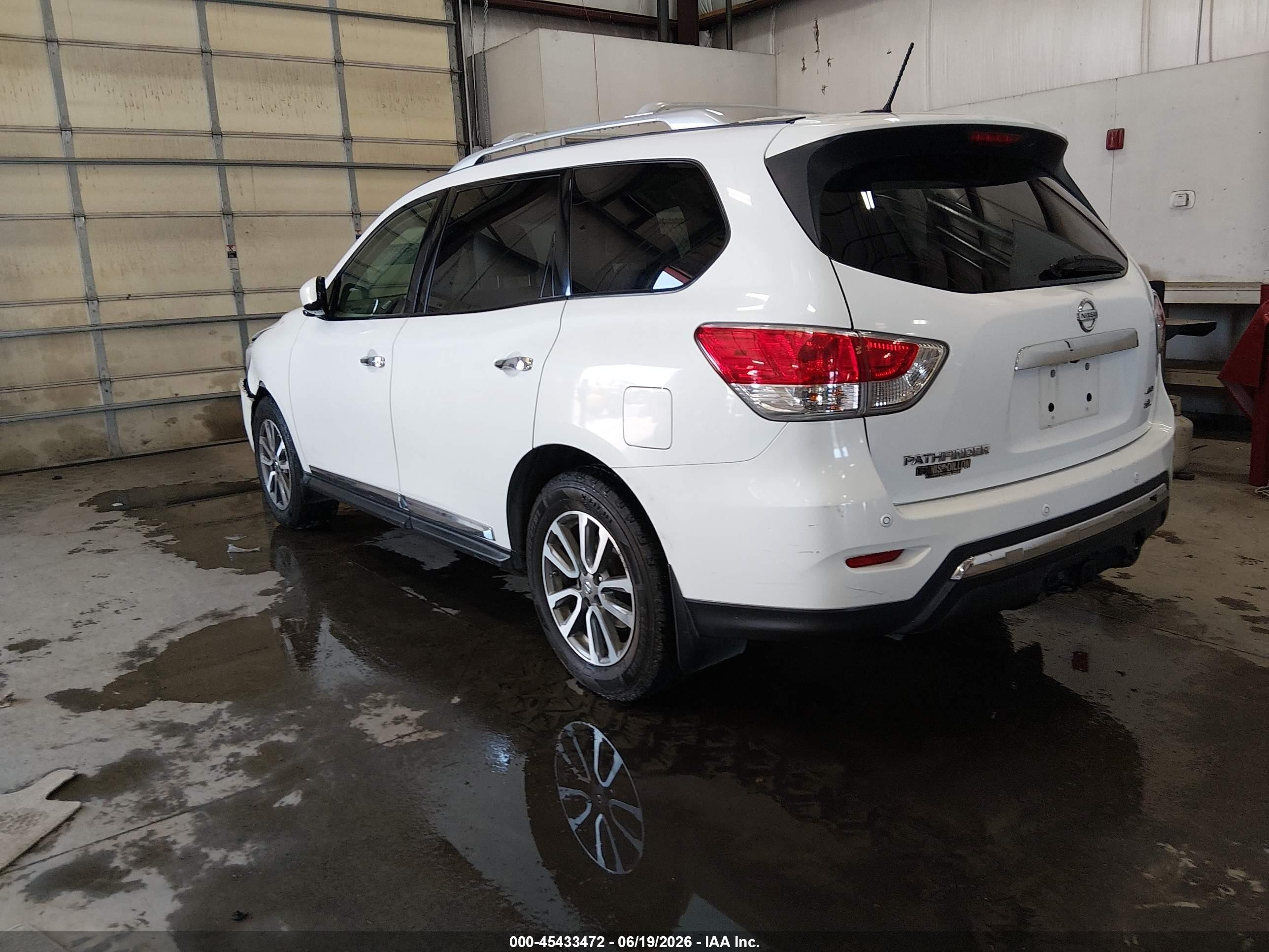 2013 Nissan Pathfinder Sl Белый vin: 5N1AR2MM3DC677725