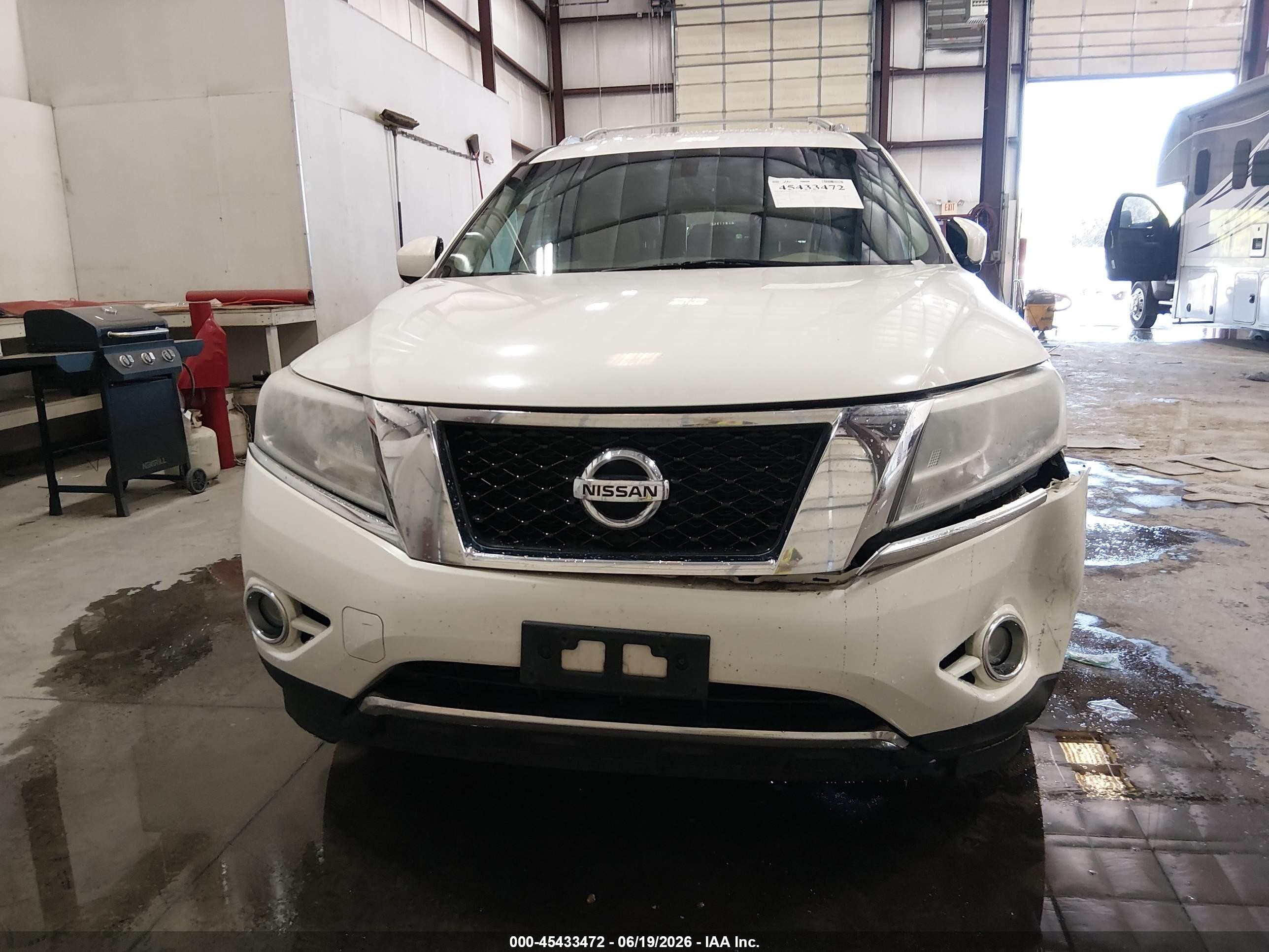 2013 Nissan Pathfinder Sl Белый vin: 5N1AR2MM3DC677725