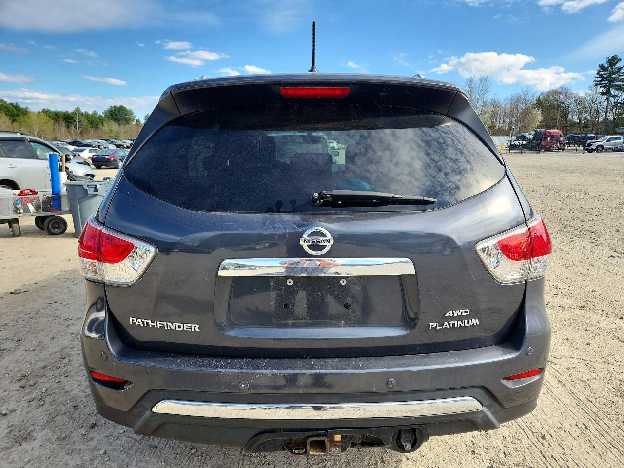 2013 Nissan Pathfinder S Gray vin: 5N1AR2MM3DC684321