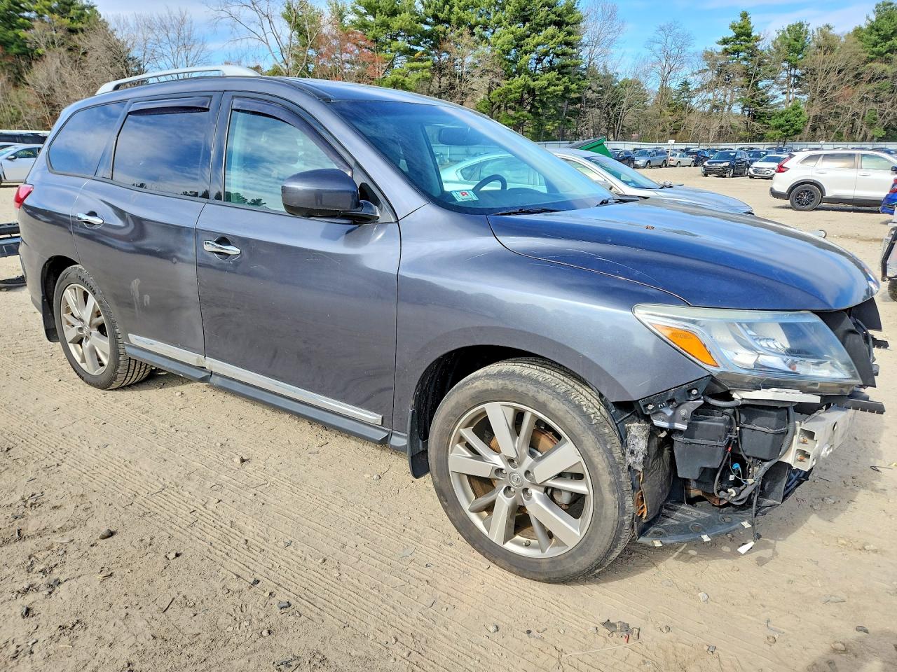 2013 Nissan Pathfinder S Gray vin: 5N1AR2MM3DC684321