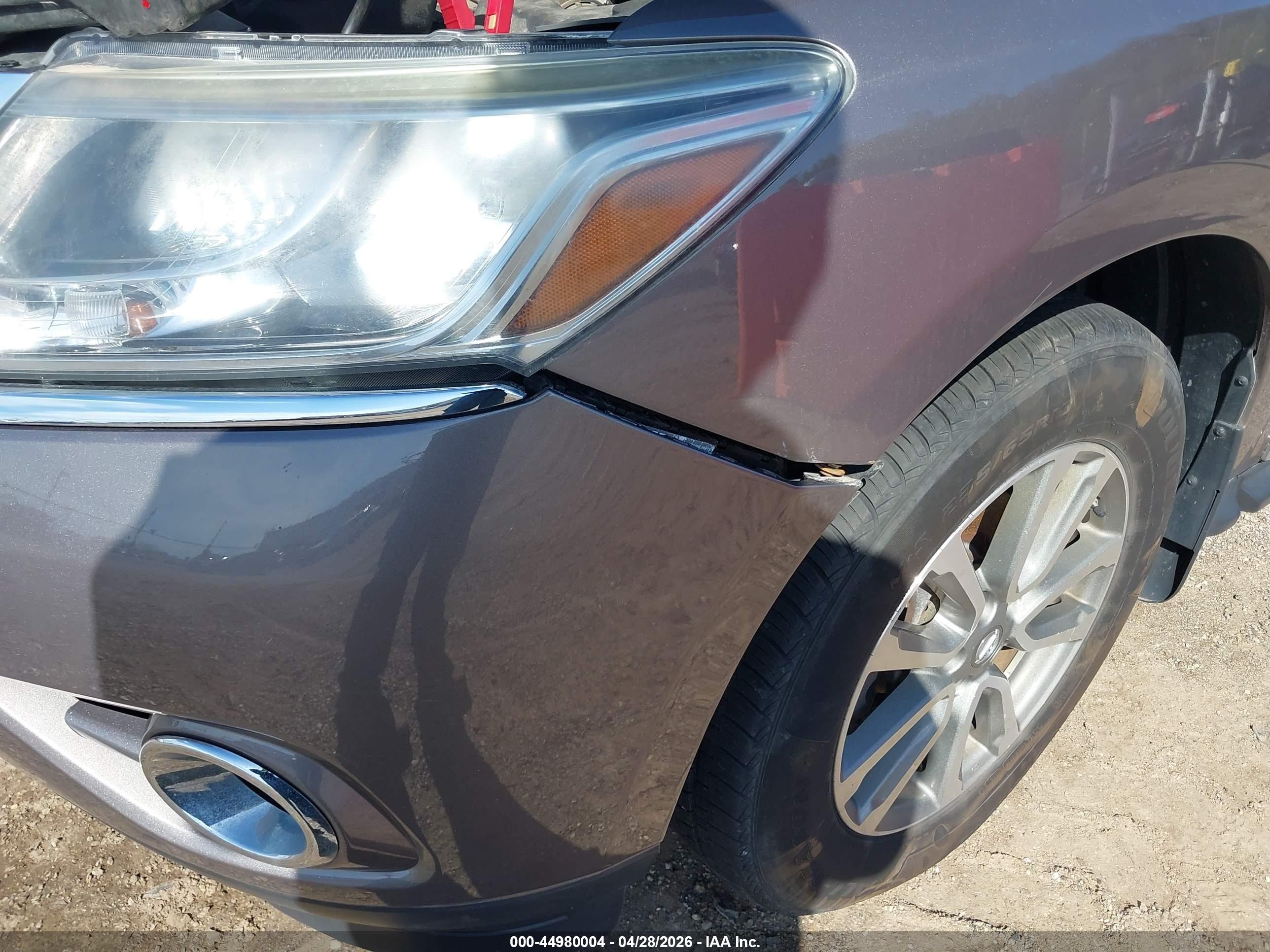 2013 Nissan Pathfinder Sl Brown vin: 5N1AR2MM3DC688997