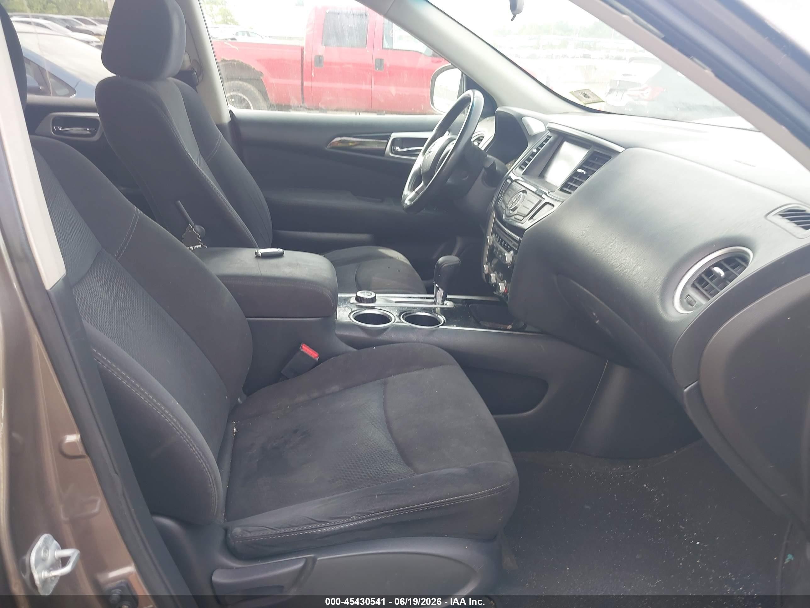 2014 Nissan Pathfinder Sv Gray vin: 5N1AR2MM3EC606588