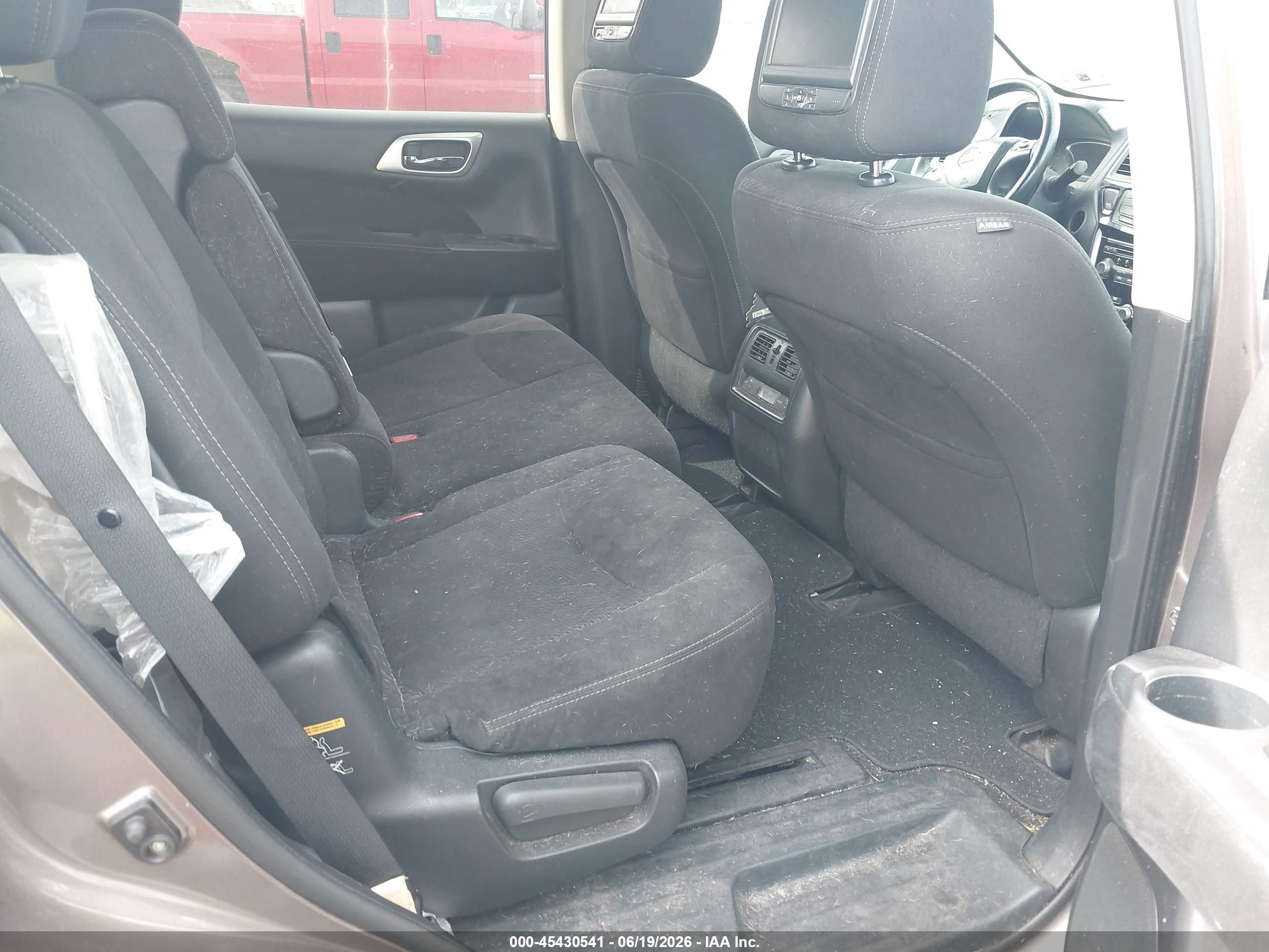 2014 Nissan Pathfinder Sv Gray vin: 5N1AR2MM3EC606588