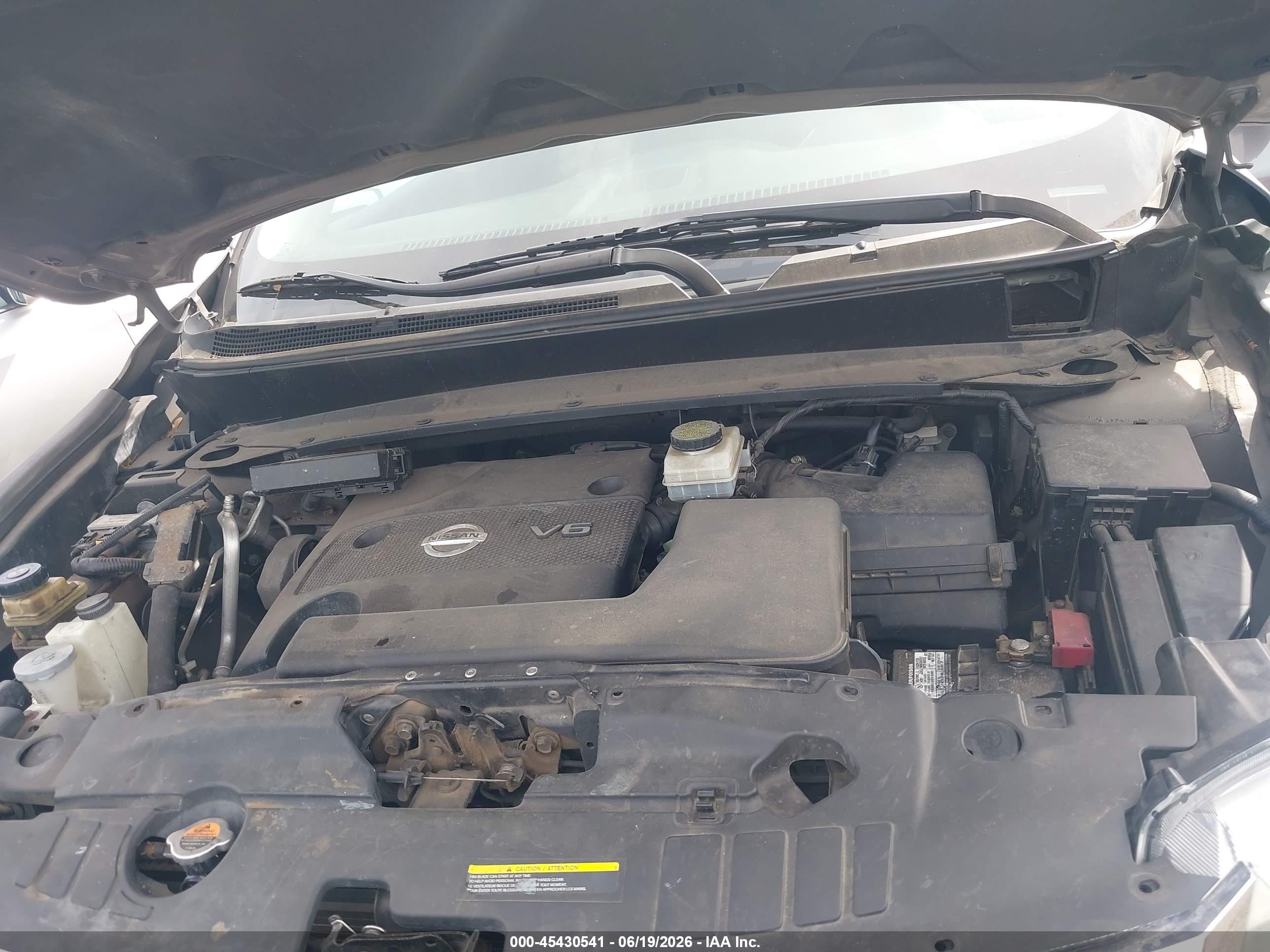 2014 Nissan Pathfinder Sv Gray vin: 5N1AR2MM3EC606588