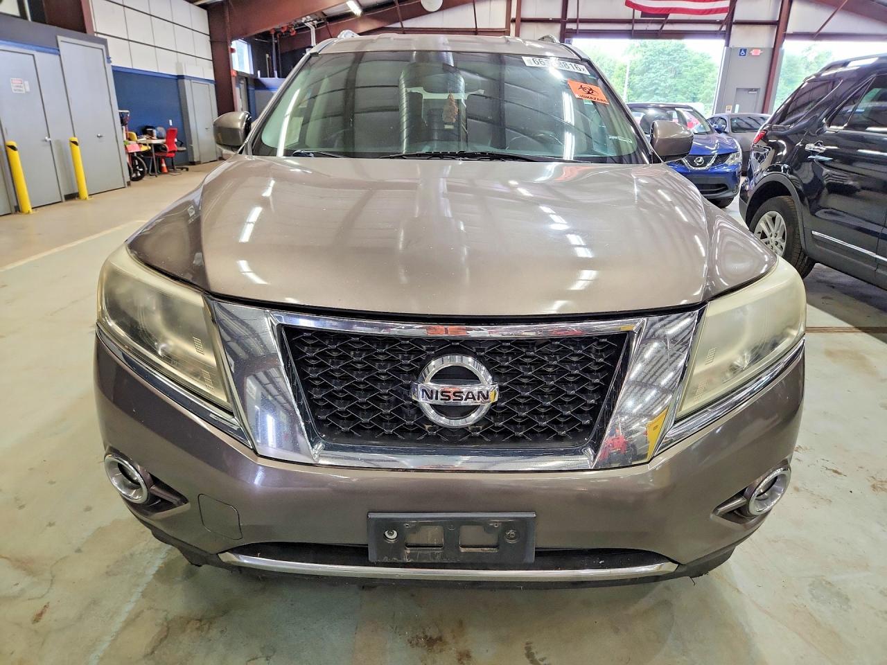 2014 Nissan Pathfinder S Gray vin: 5N1AR2MM3EC607952