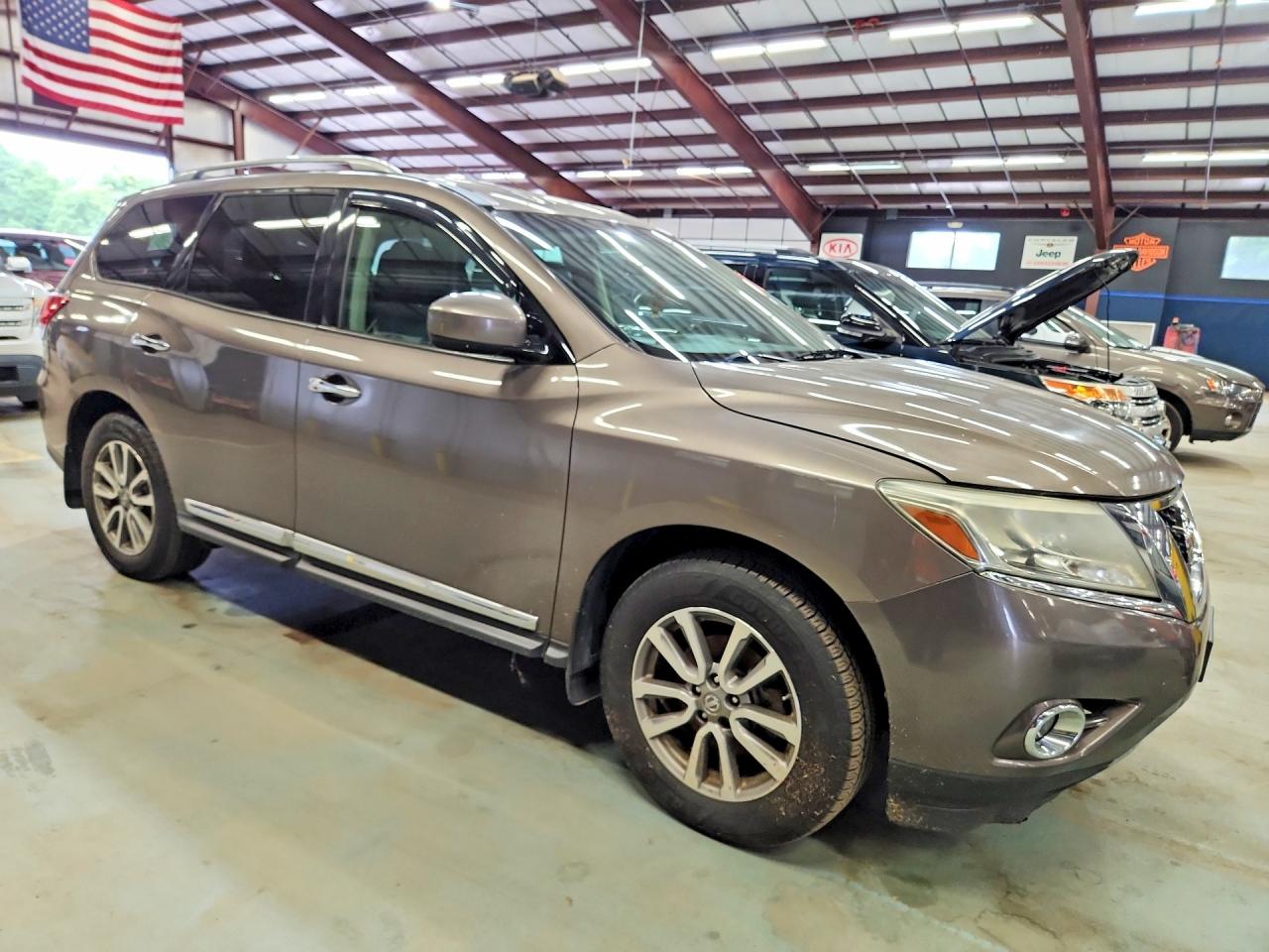 2014 Nissan Pathfinder S Gray vin: 5N1AR2MM3EC607952