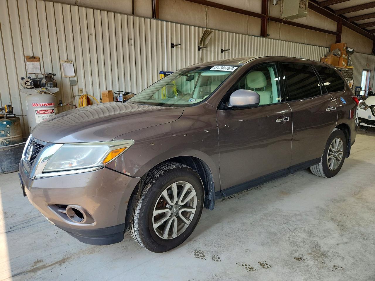 2014 Nissan Pathfinder S/sv/sl/platinum Tan vin: 5N1AR2MM3EC610320