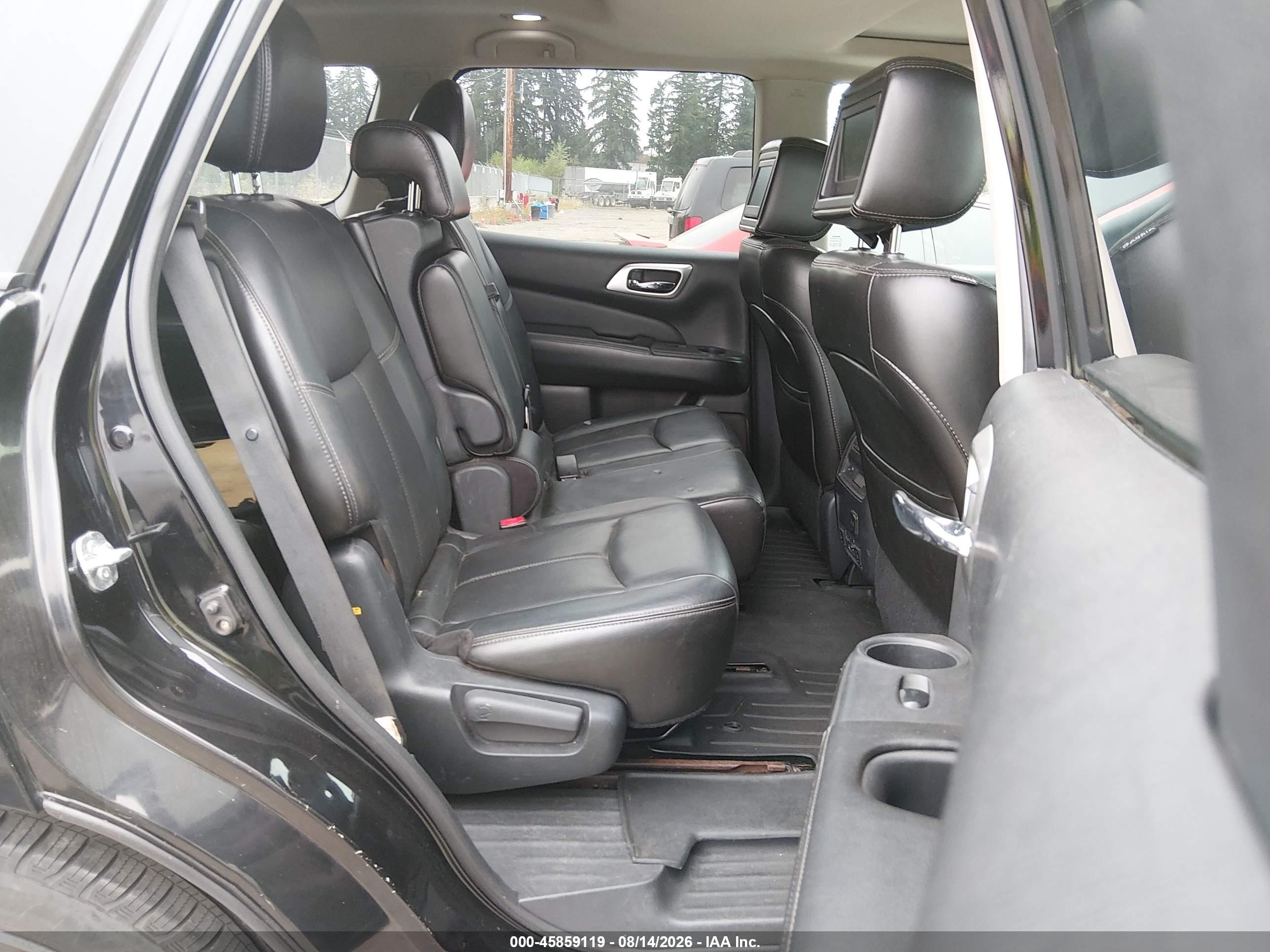 2014 Nissan Pathfinder Platinum Black vin: 5N1AR2MM3EC619325
