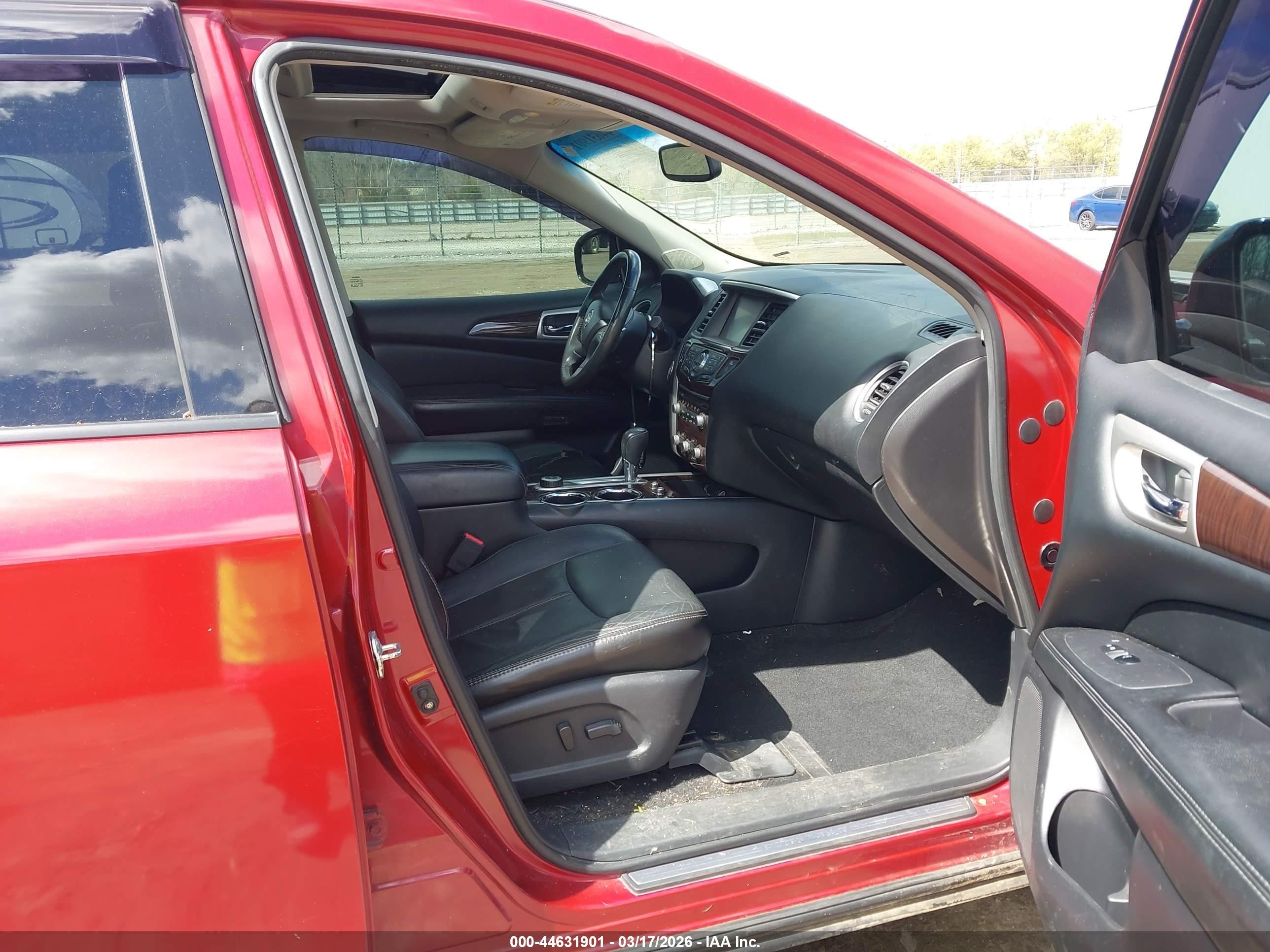 2014 Nissan Pathfinder Platinum Red vin: 5N1AR2MM3EC626226