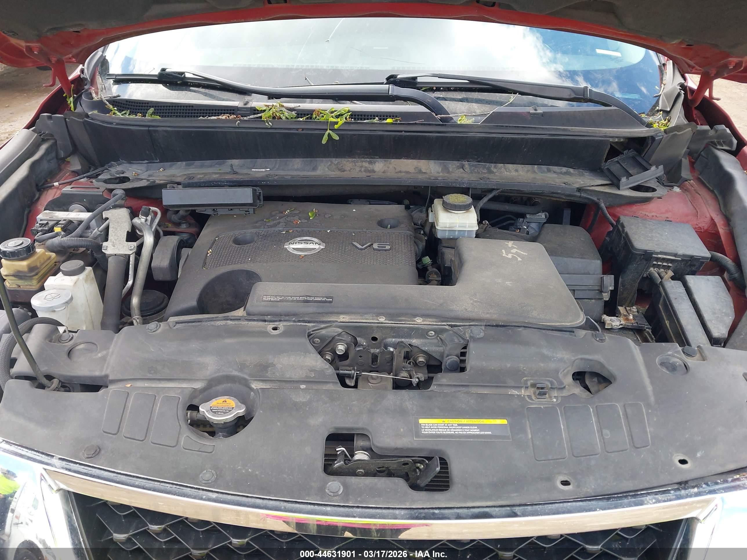 2014 Nissan Pathfinder Platinum Red vin: 5N1AR2MM3EC626226
