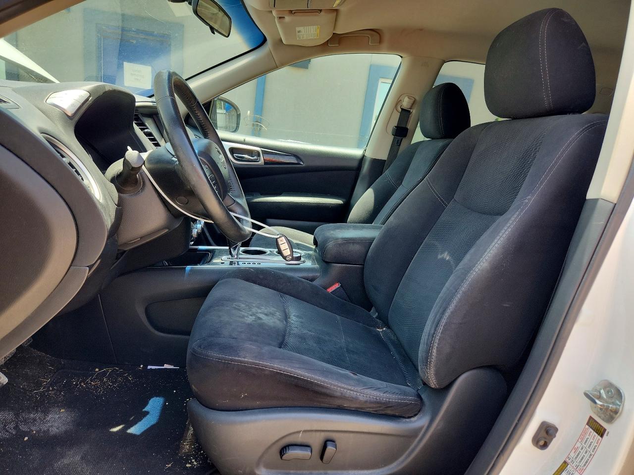 2014 Nissan Pathfinder Sv White vin: 5N1AR2MM3EC628316
