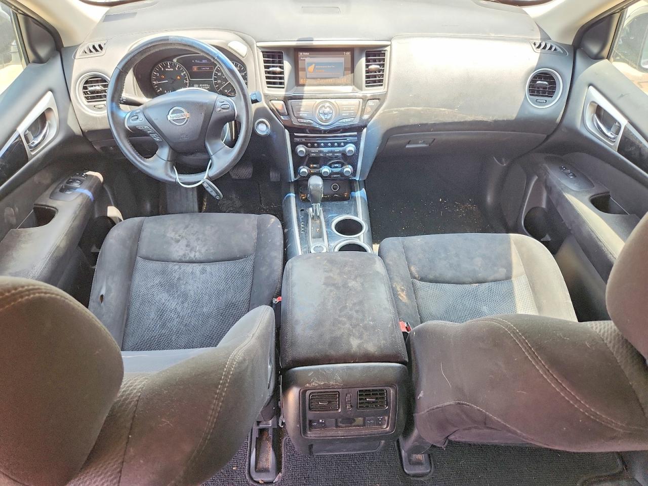 2014 Nissan Pathfinder Sv White vin: 5N1AR2MM3EC628316