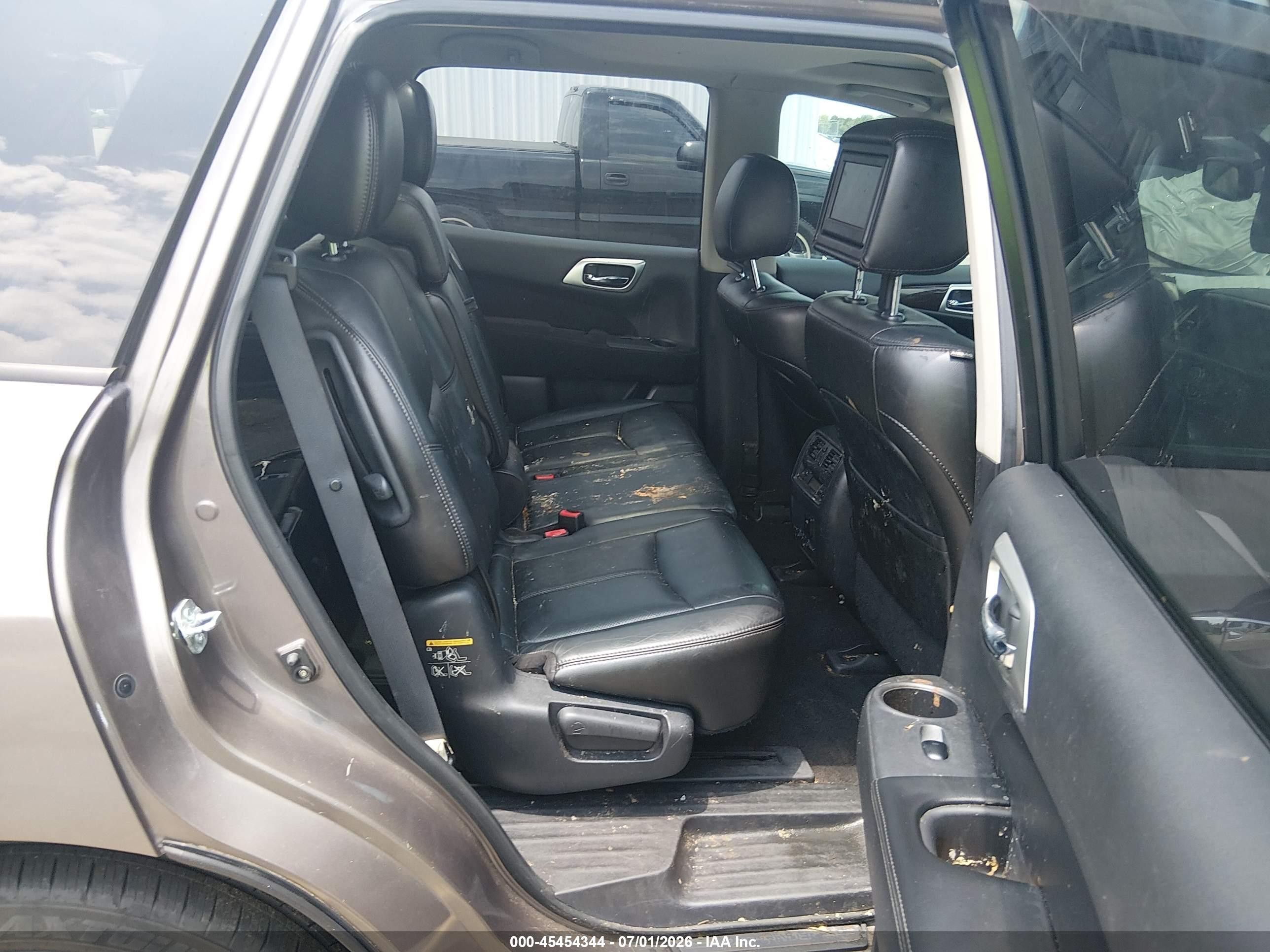 2014 Nissan Pathfinder Platinum Серый vin: 5N1AR2MM3EC633046