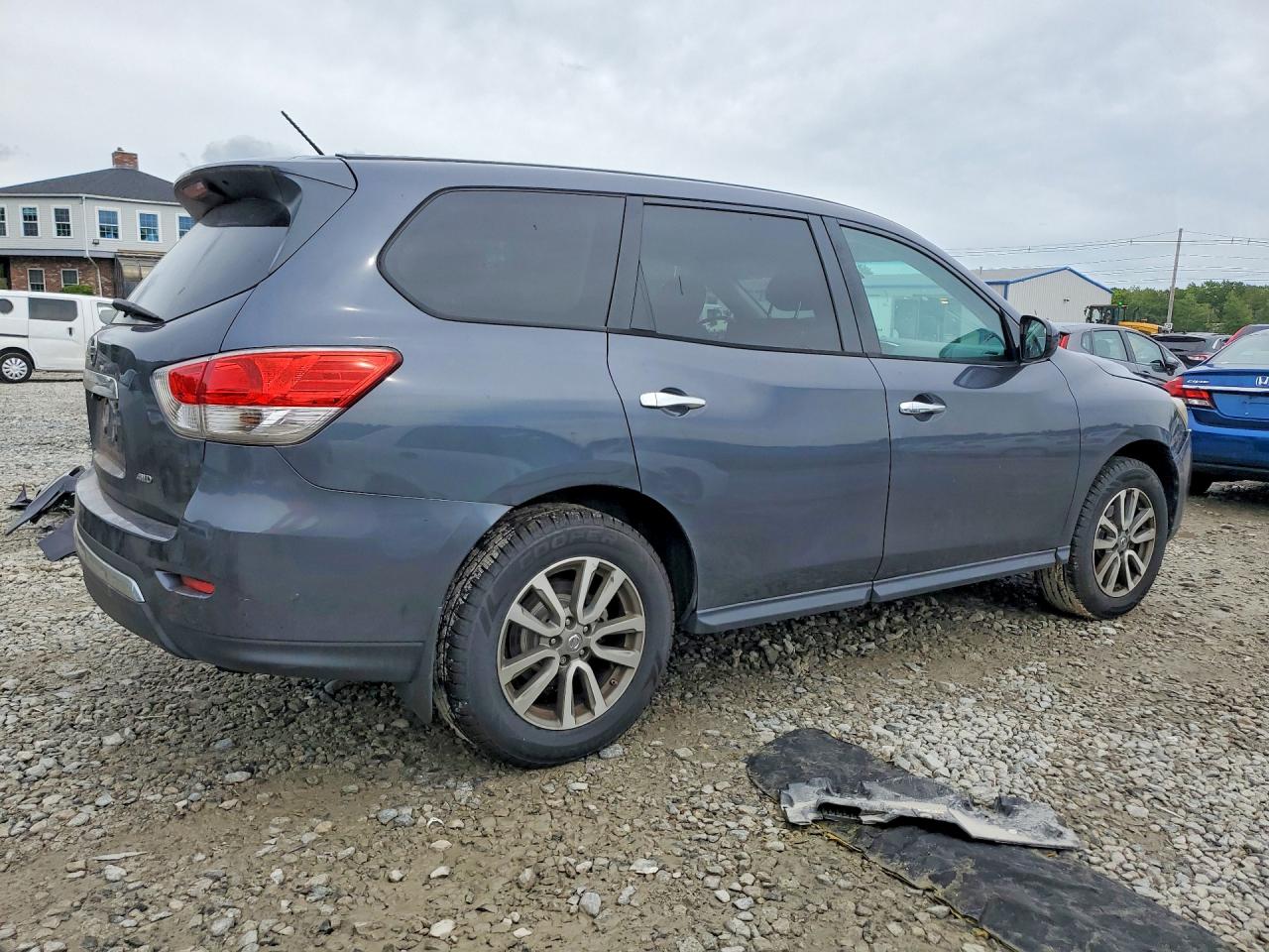 2014 Nissan Pathfinder S Blue vin: 5N1AR2MM3EC633810