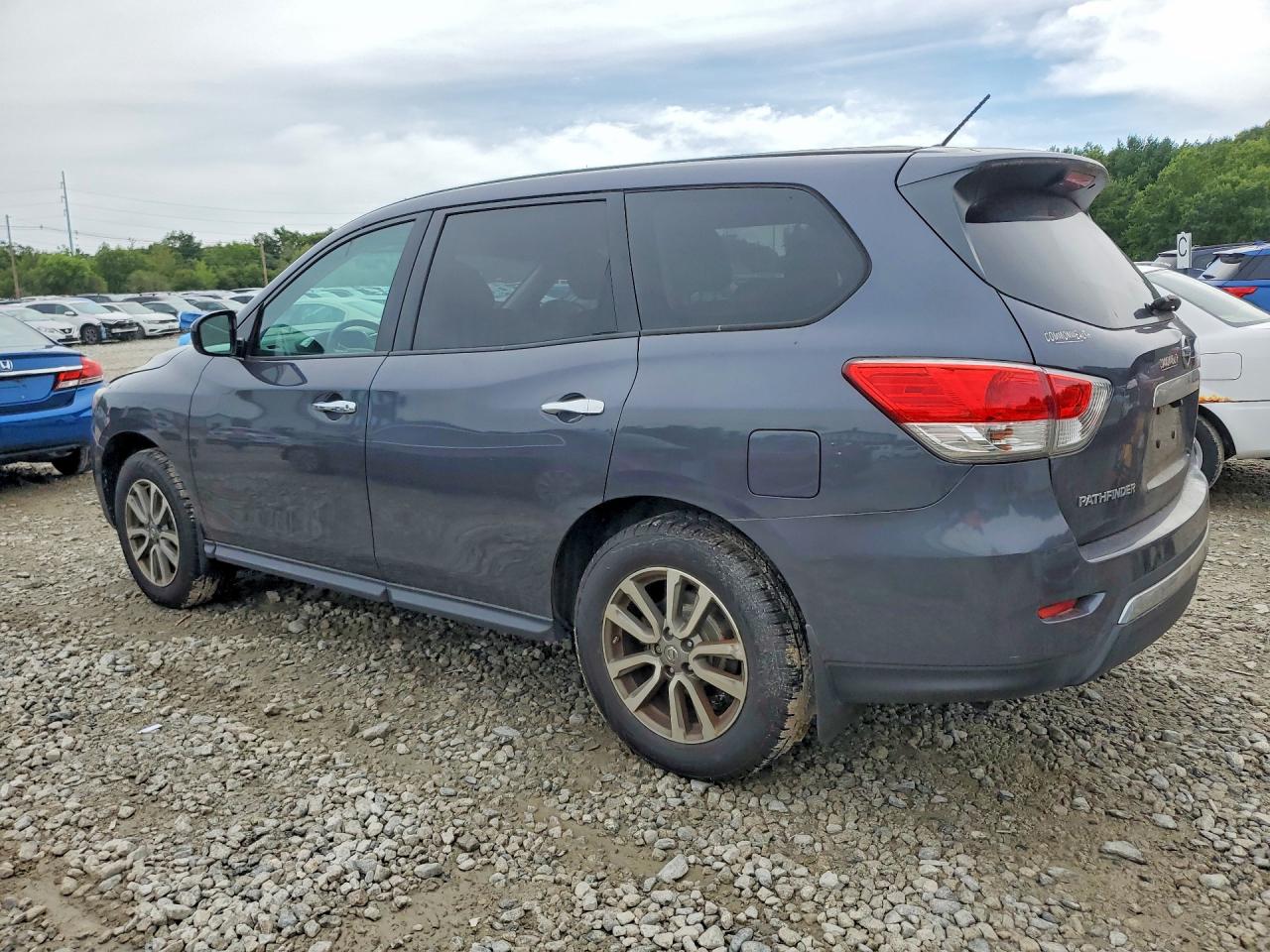 2014 Nissan Pathfinder S Blue vin: 5N1AR2MM3EC633810