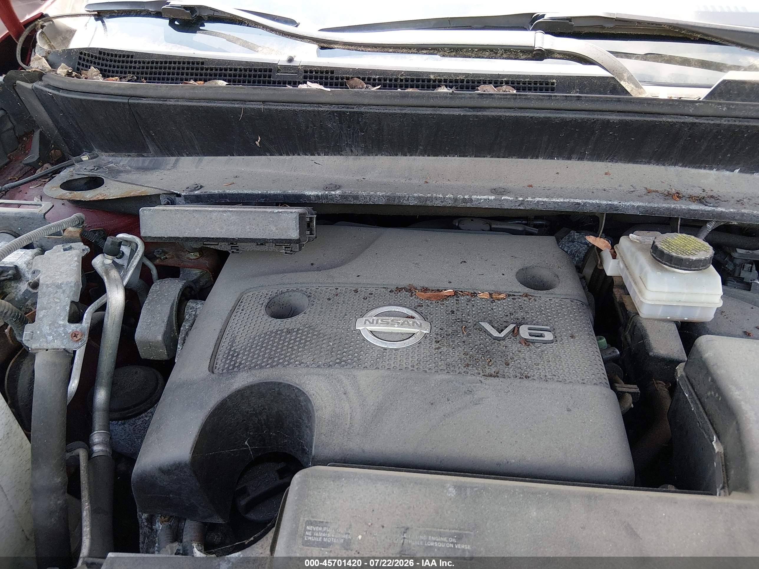 2014 Nissan Pathfinder Sv Burgundy vin: 5N1AR2MM3EC638117