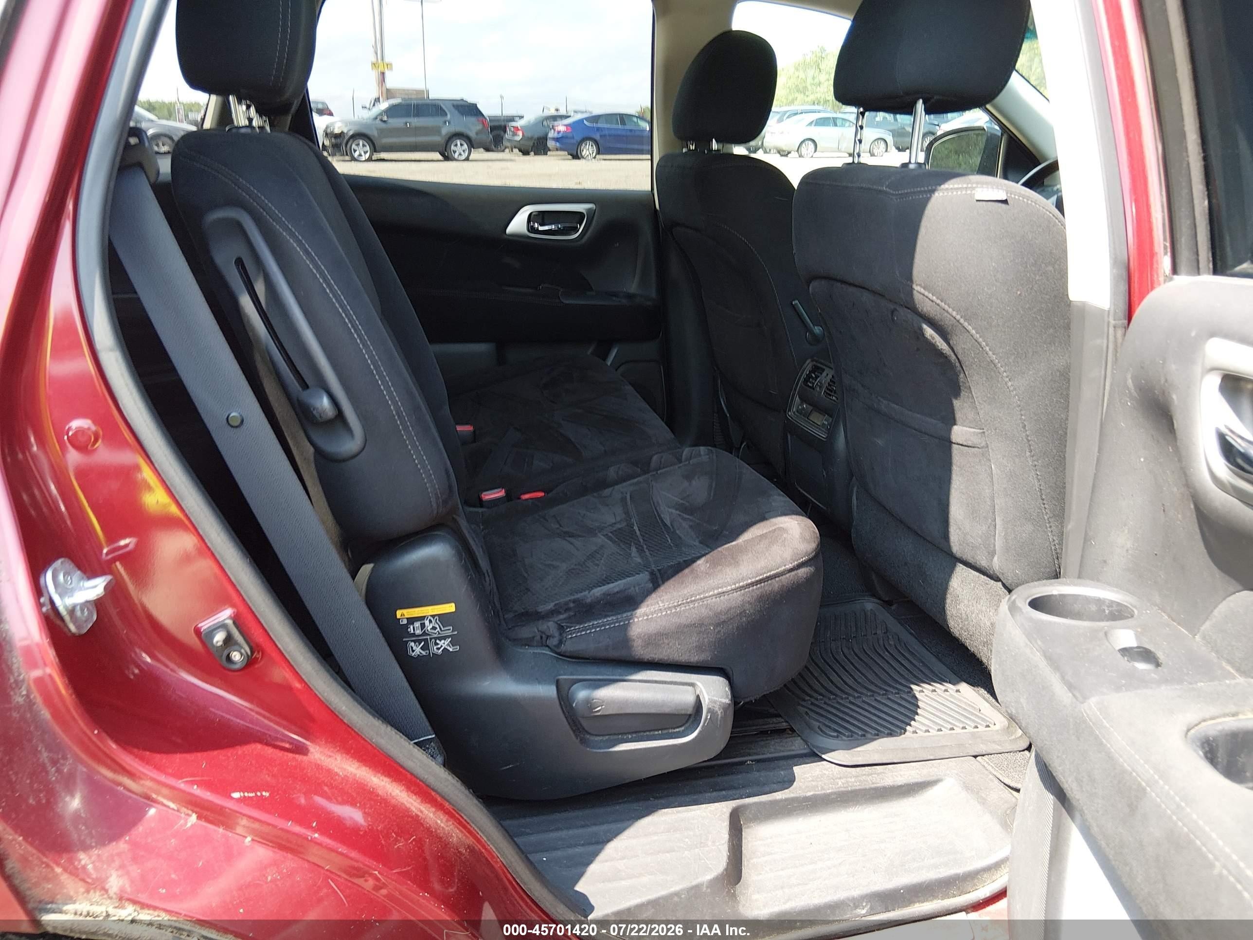 2014 Nissan Pathfinder Sv Burgundy vin: 5N1AR2MM3EC638117