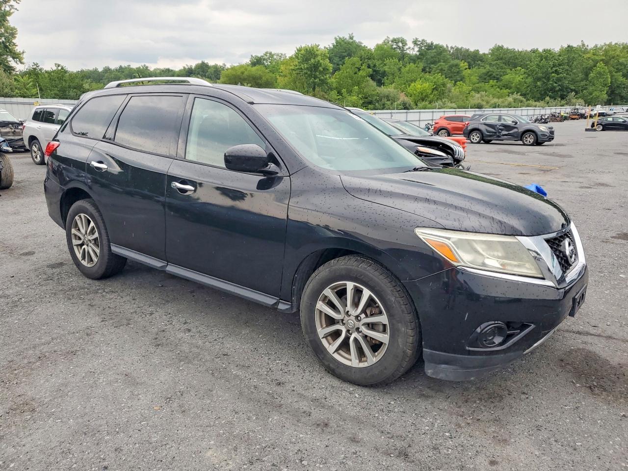2014 Nissan Pathfinder Sv Черный vin: 5N1AR2MM3EC661655