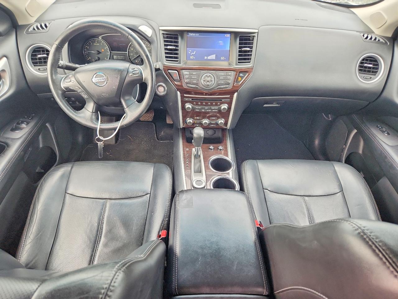 2014 Nissan Pathfinder S White vin: 5N1AR2MM3EC665480