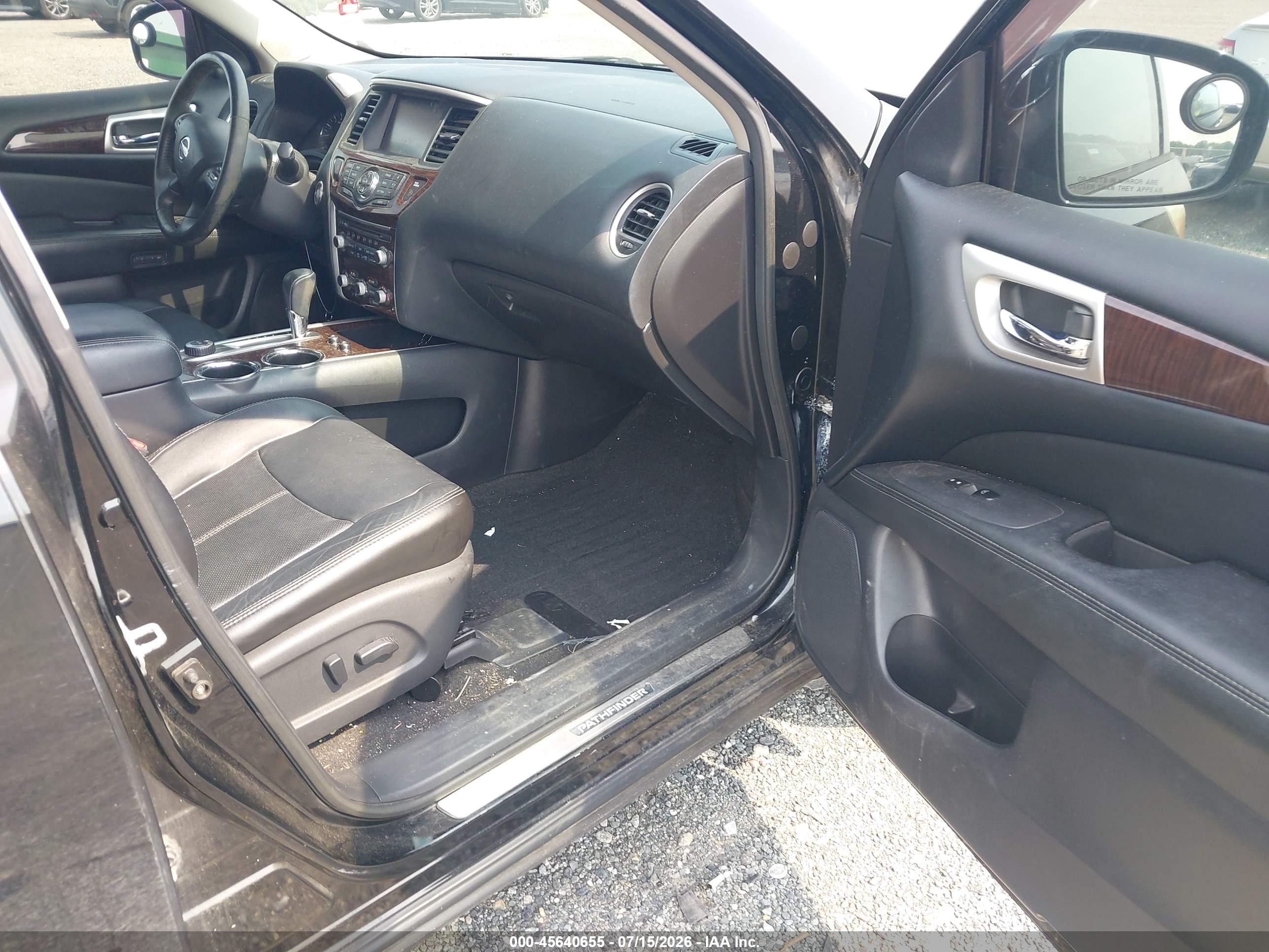 2014 Nissan Pathfinder Platinum Black vin: 5N1AR2MM3EC665835