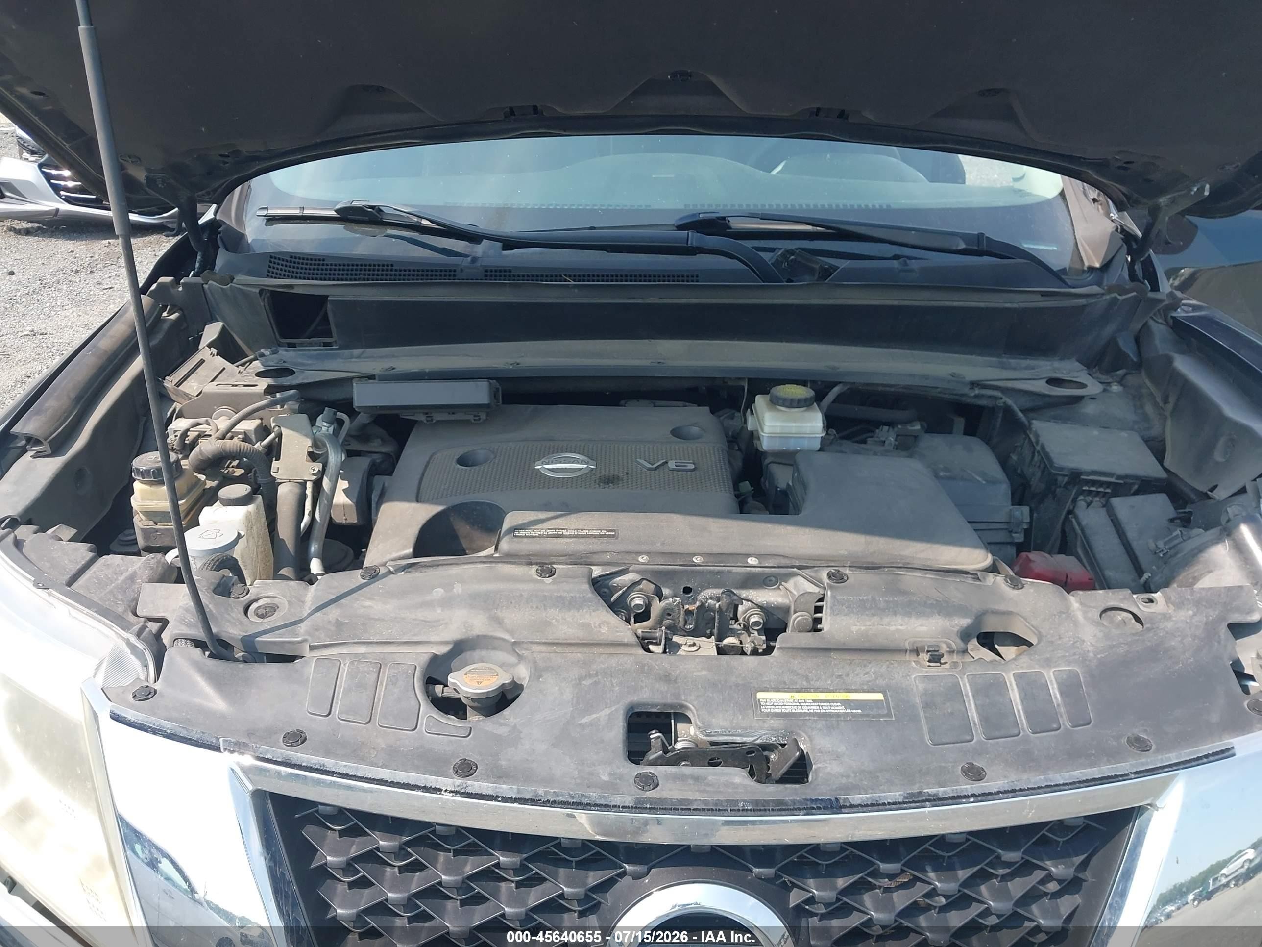 2014 Nissan Pathfinder Platinum Black vin: 5N1AR2MM3EC665835