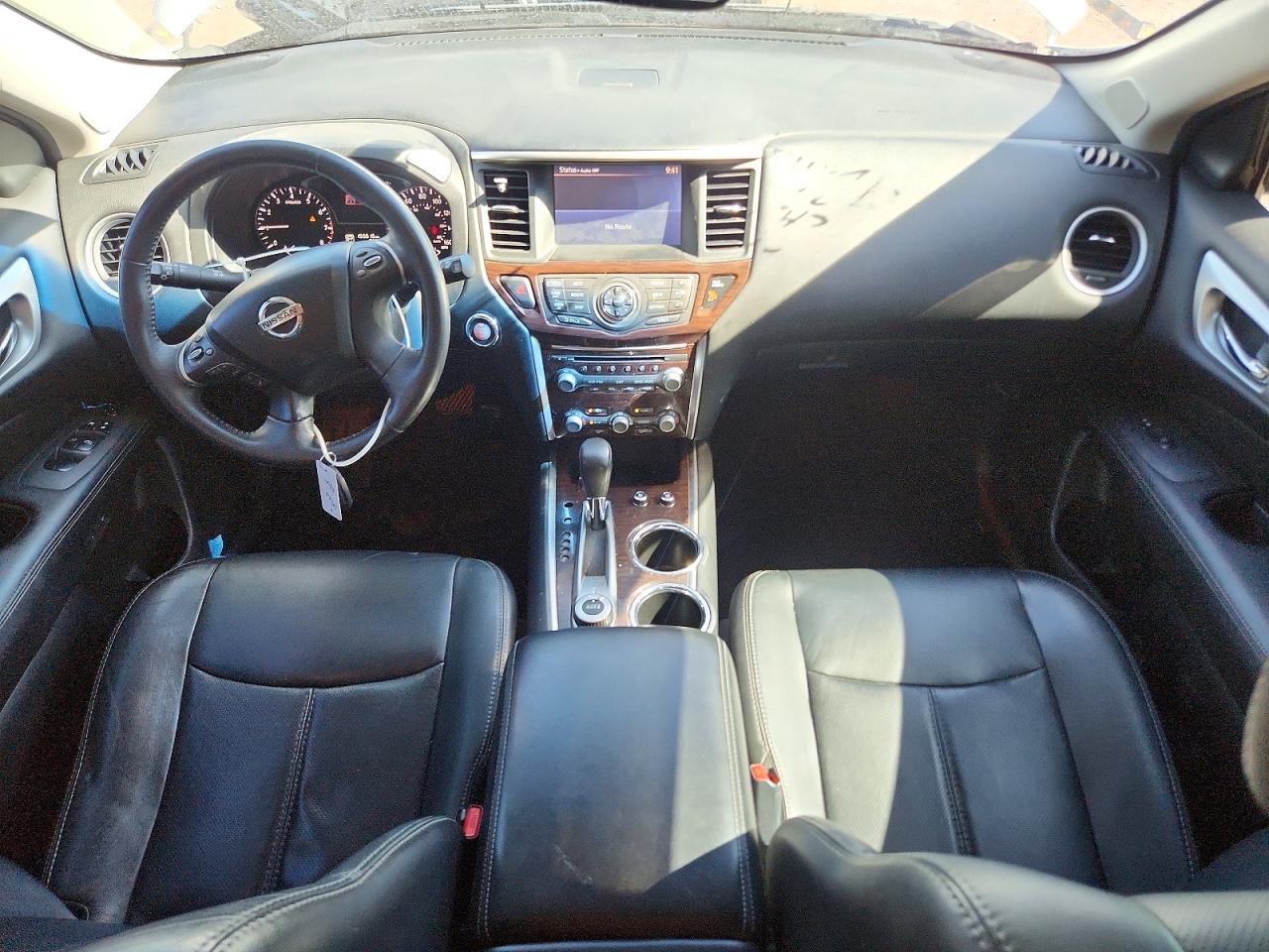 2014 Nissan Pathfinder Platinum White vin: 5N1AR2MM3EC677340