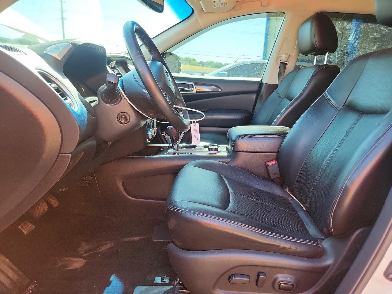 2014 Nissan Pathfinder Platinum White vin: 5N1AR2MM3EC677340