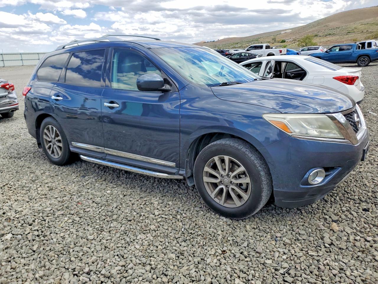 2014 Nissan Pathfinder Sl Синий vin: 5N1AR2MM3EC682540