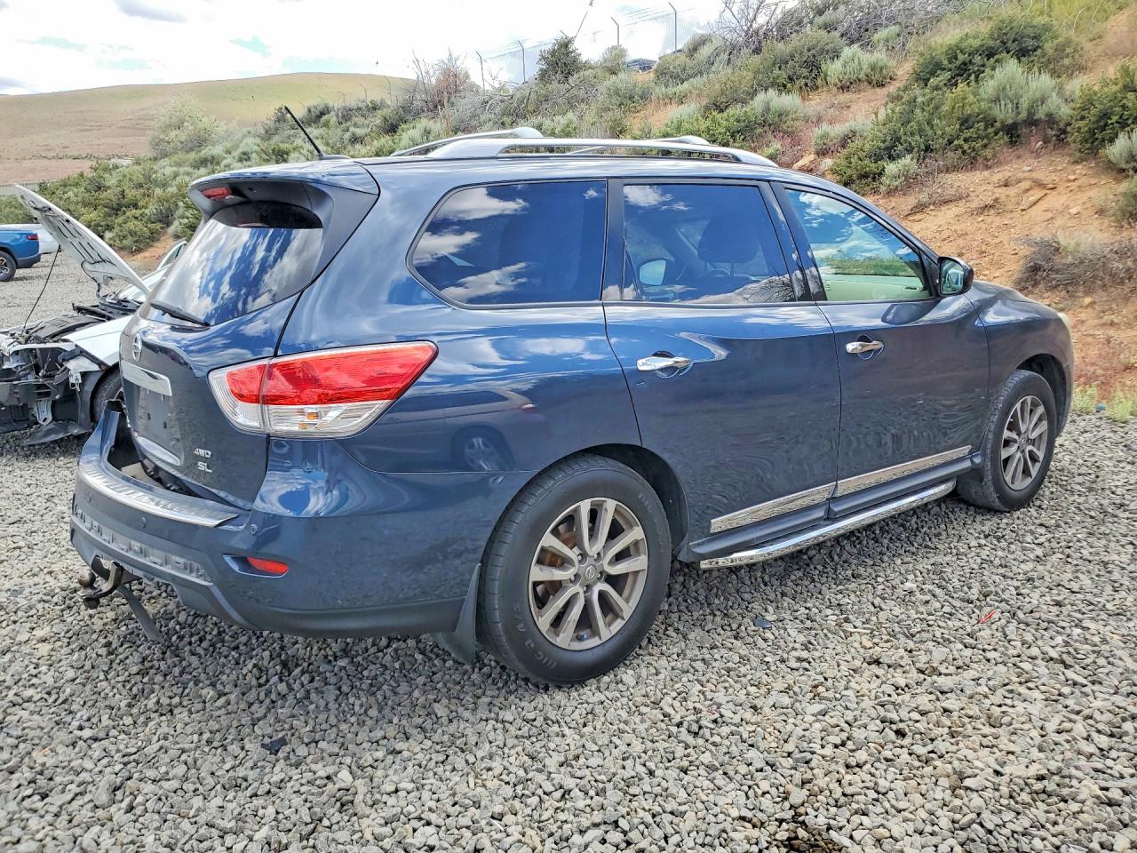 2014 Nissan Pathfinder Sl Синий vin: 5N1AR2MM3EC682540