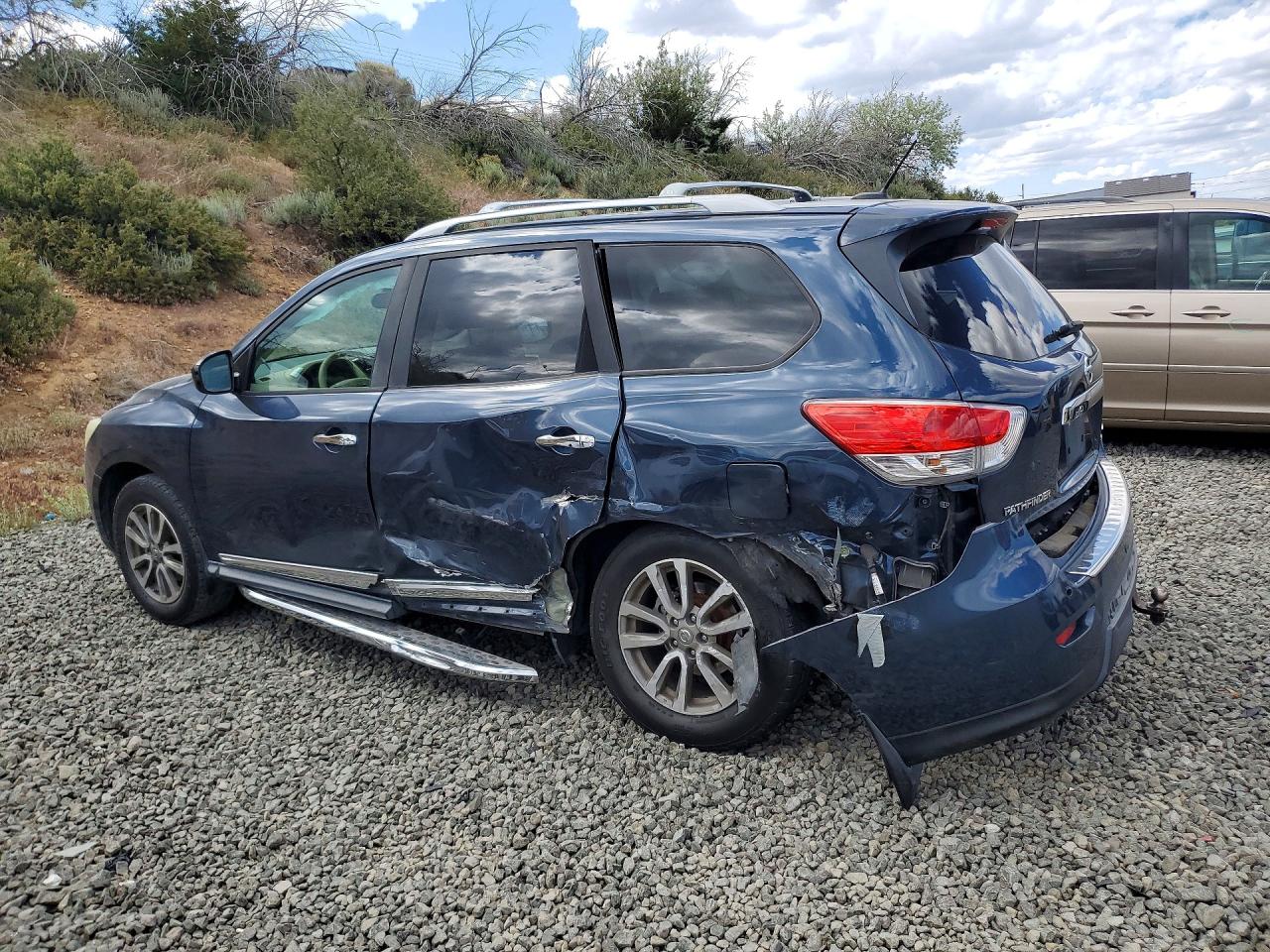 2014 Nissan Pathfinder Sl Синий vin: 5N1AR2MM3EC682540