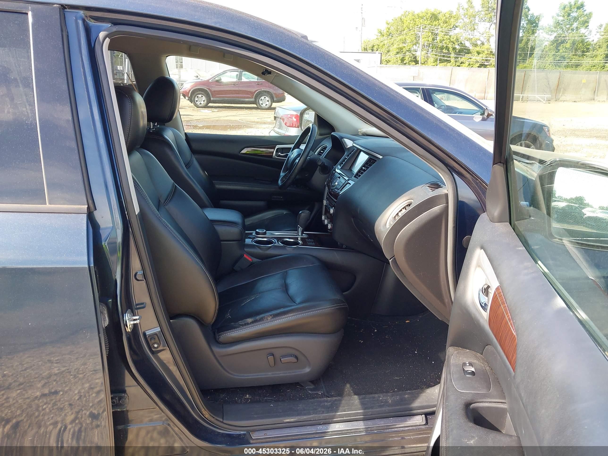 2014 Nissan Pathfinder Sl Navy vin: 5N1AR2MM3EC693005