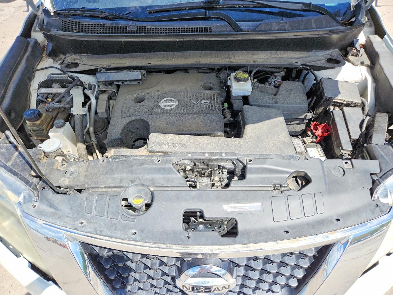 2014 Nissan Pathfinder Sl White vin: 5N1AR2MM3EC698222