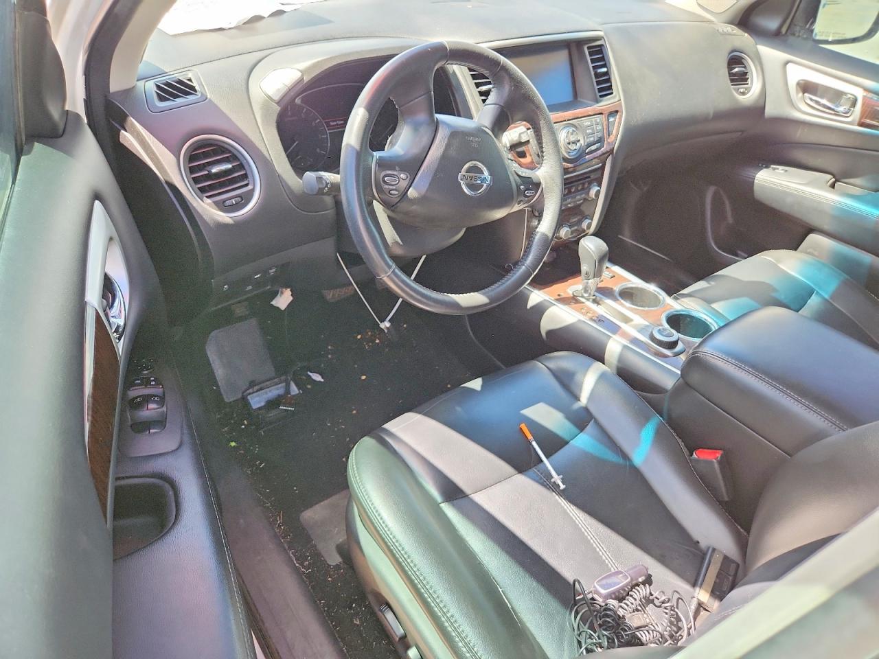 2014 Nissan Pathfinder Sl White vin: 5N1AR2MM3EC698222