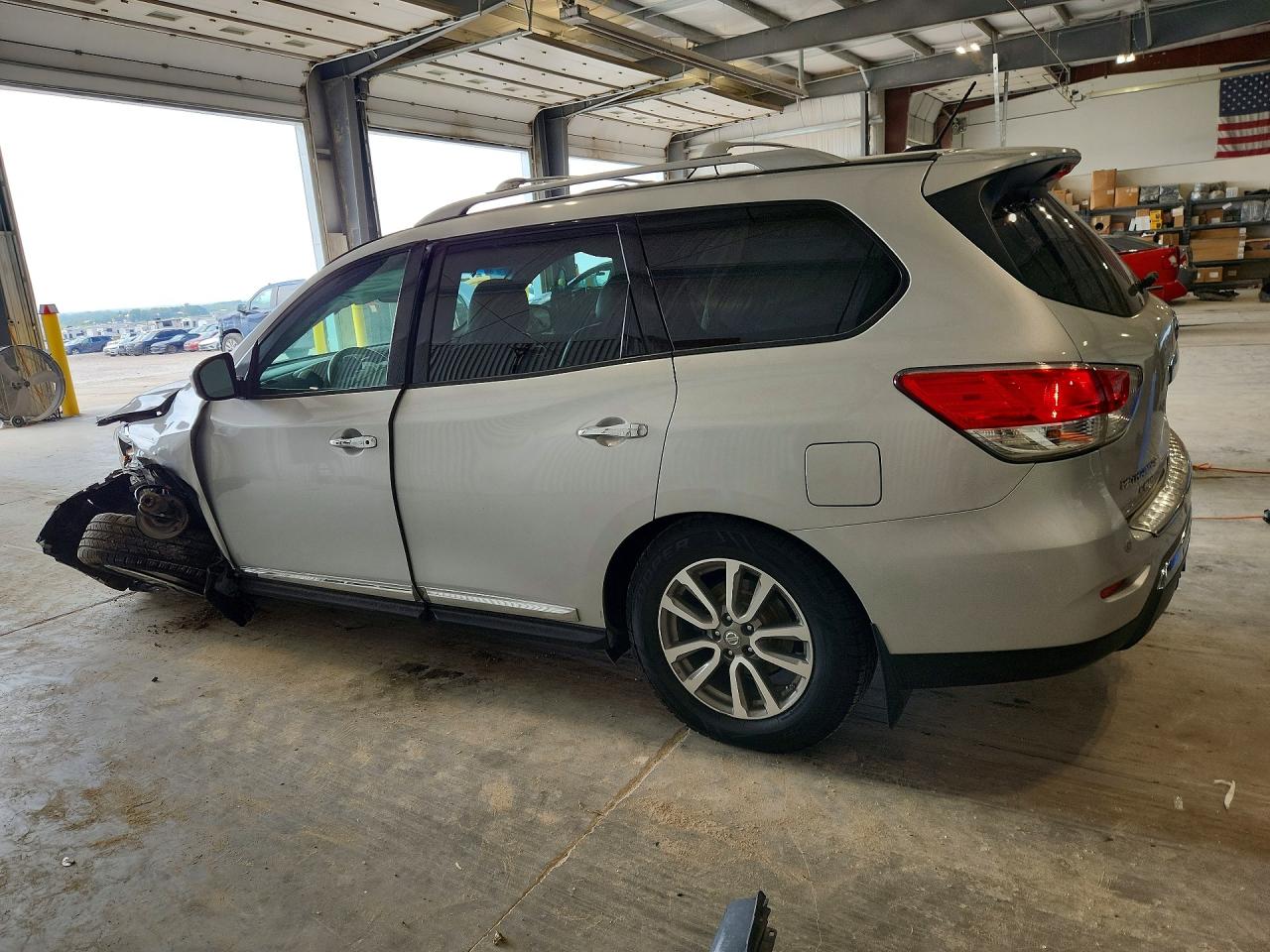 2014 Nissan Pathfinder Sl Silver vin: 5N1AR2MM3EC707288