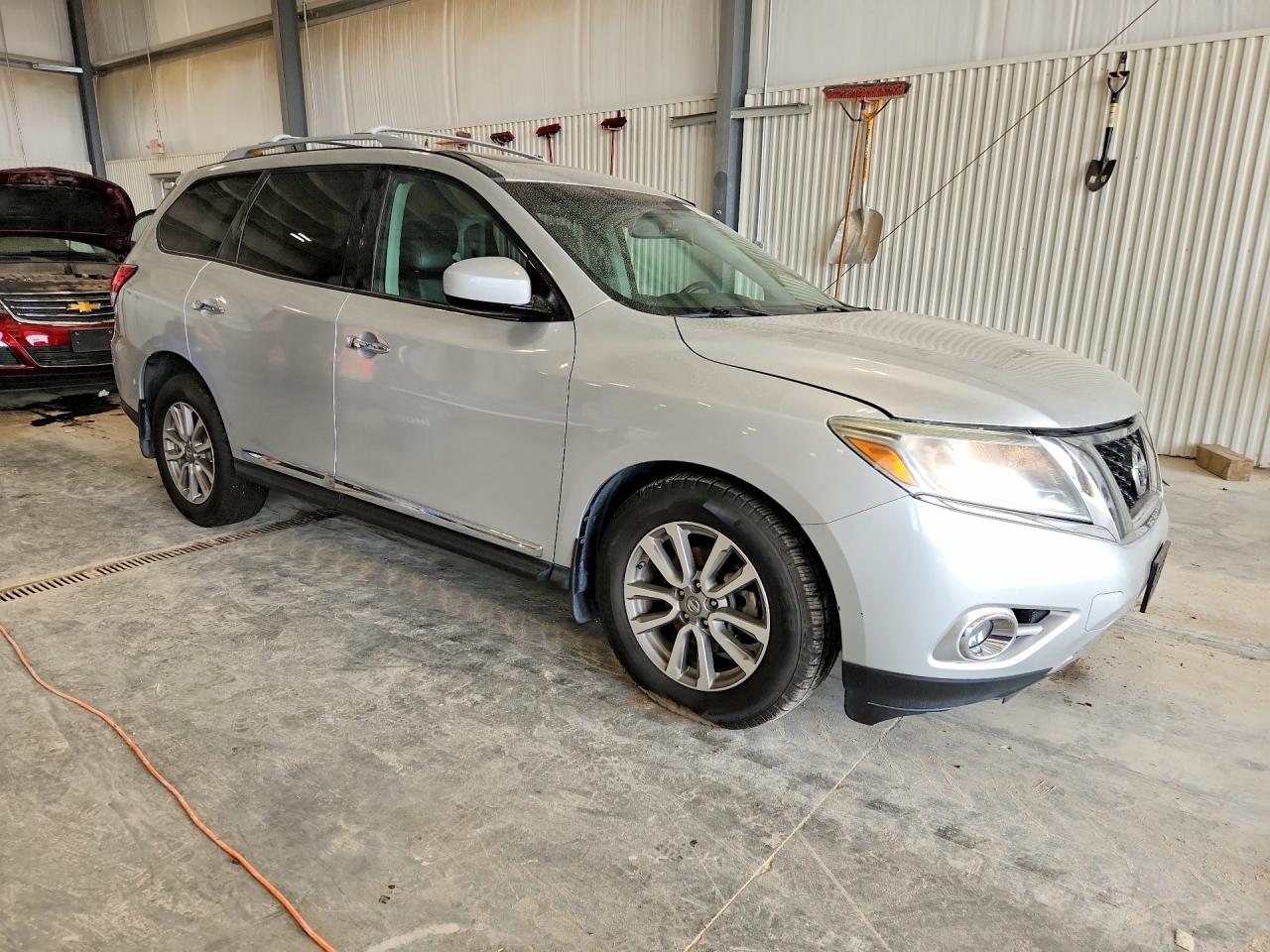 2014 Nissan Pathfinder Sl Silver vin: 5N1AR2MM3EC707288