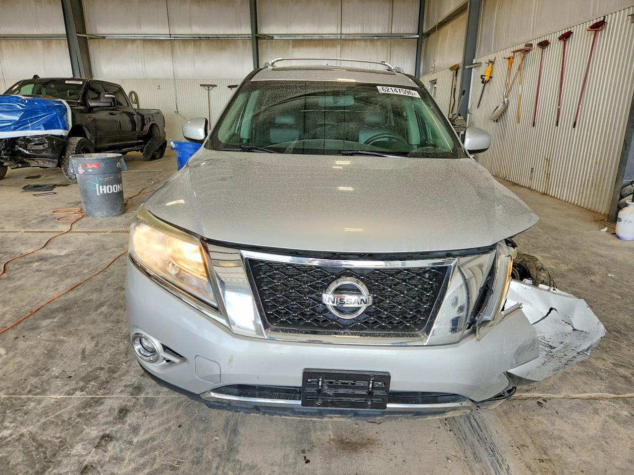 2014 Nissan Pathfinder Sl Silver vin: 5N1AR2MM3EC707288