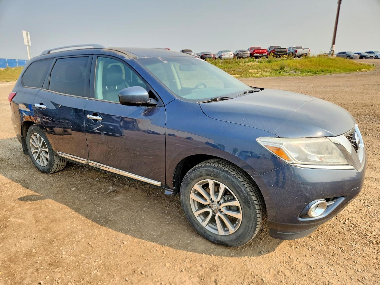 2014 Nissan Pathfinder S Blue vin: 5N1AR2MM3EC710045