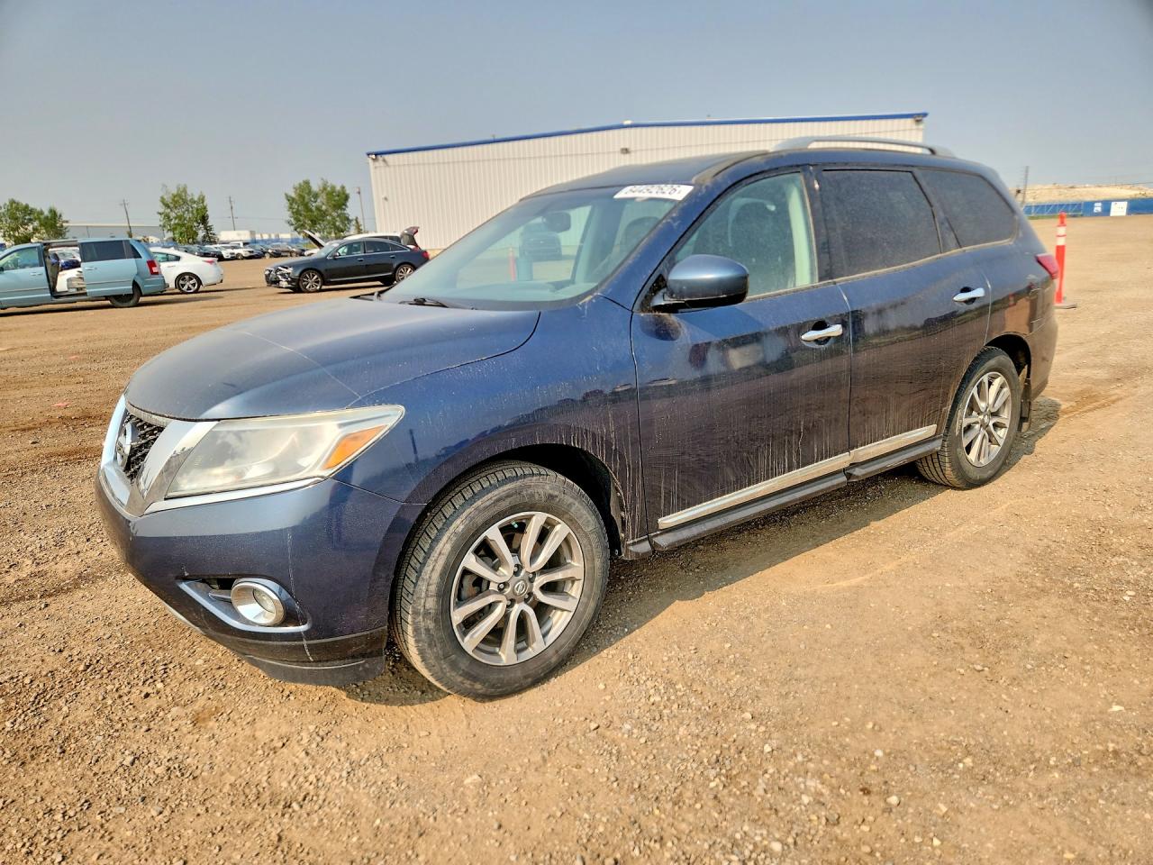 2014 Nissan Pathfinder S Blue vin: 5N1AR2MM3EC710045