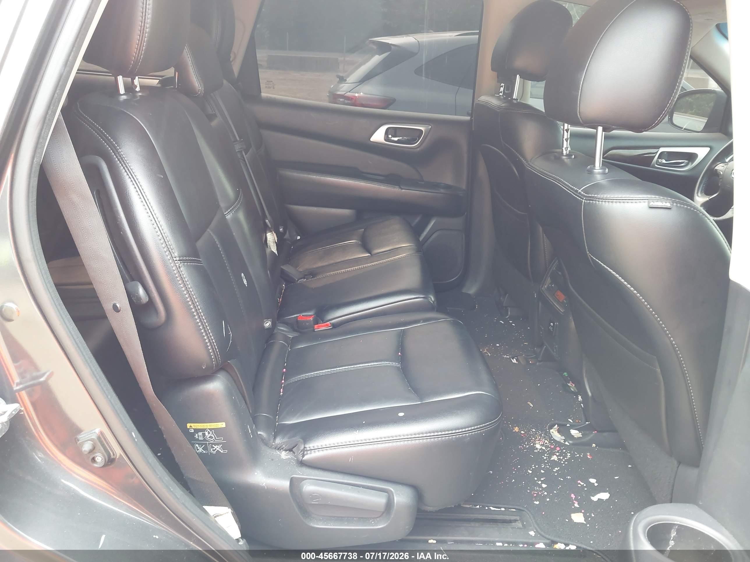 2014 Nissan Pathfinder Sl Gray vin: 5N1AR2MM3EC710501