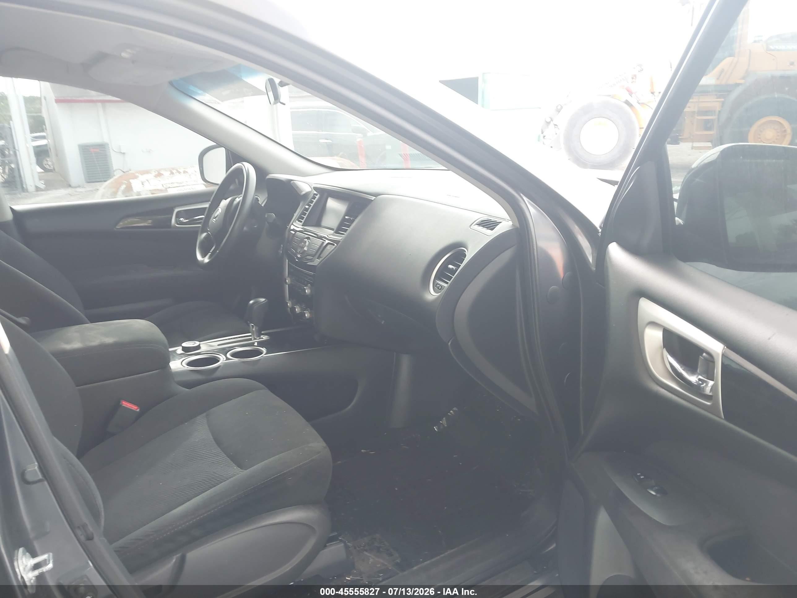 2014 Nissan Pathfinder Sv Gray vin: 5N1AR2MM3EC711308