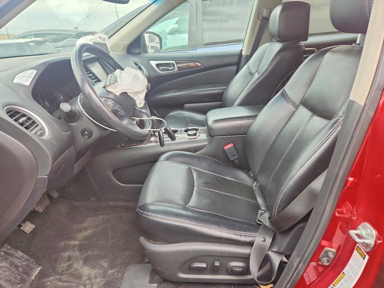 2014 Nissan Pathfinder S Red vin: 5N1AR2MM3EC730540