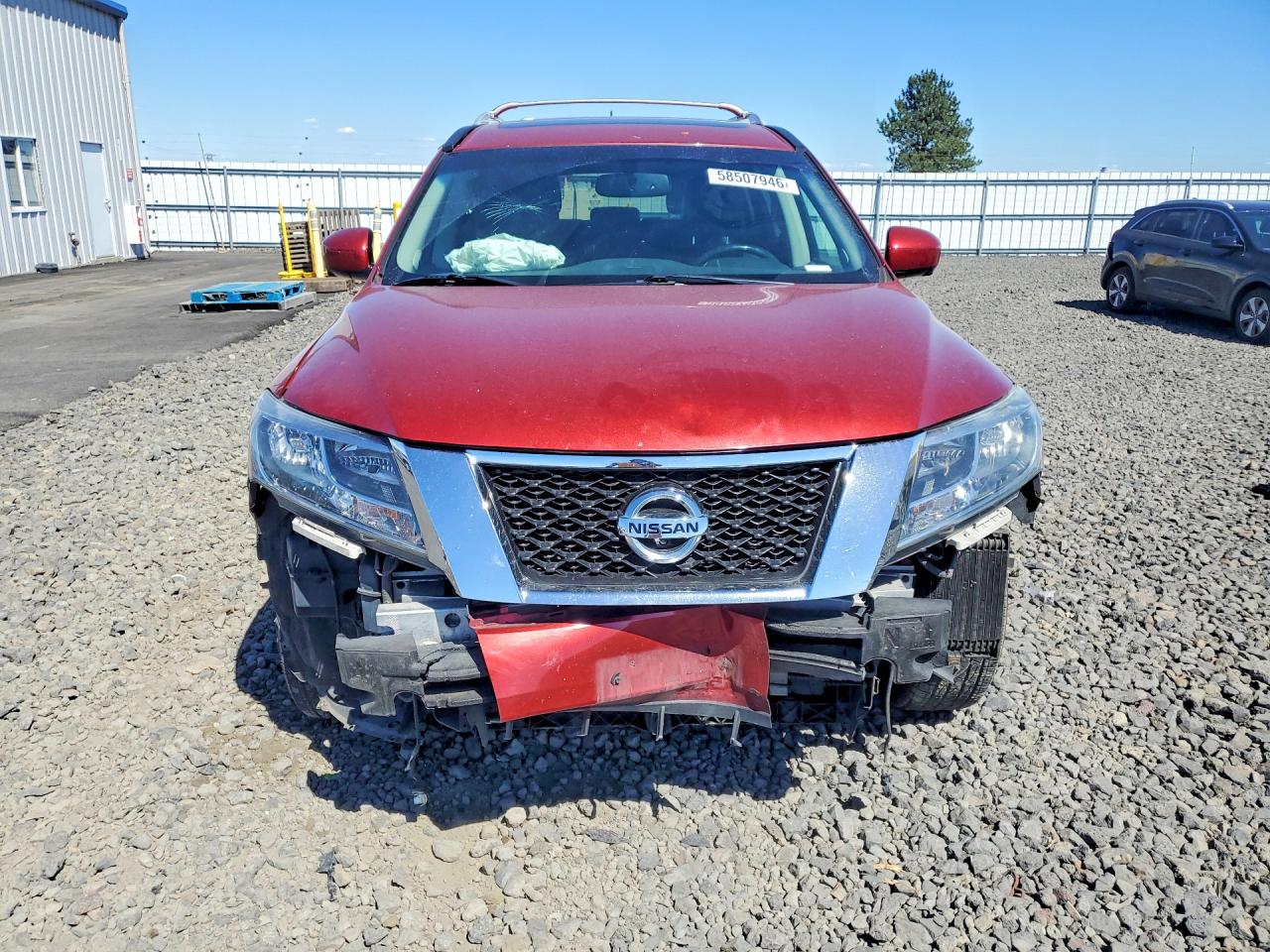 2014 Nissan Pathfinder S Red vin: 5N1AR2MM3EC730540